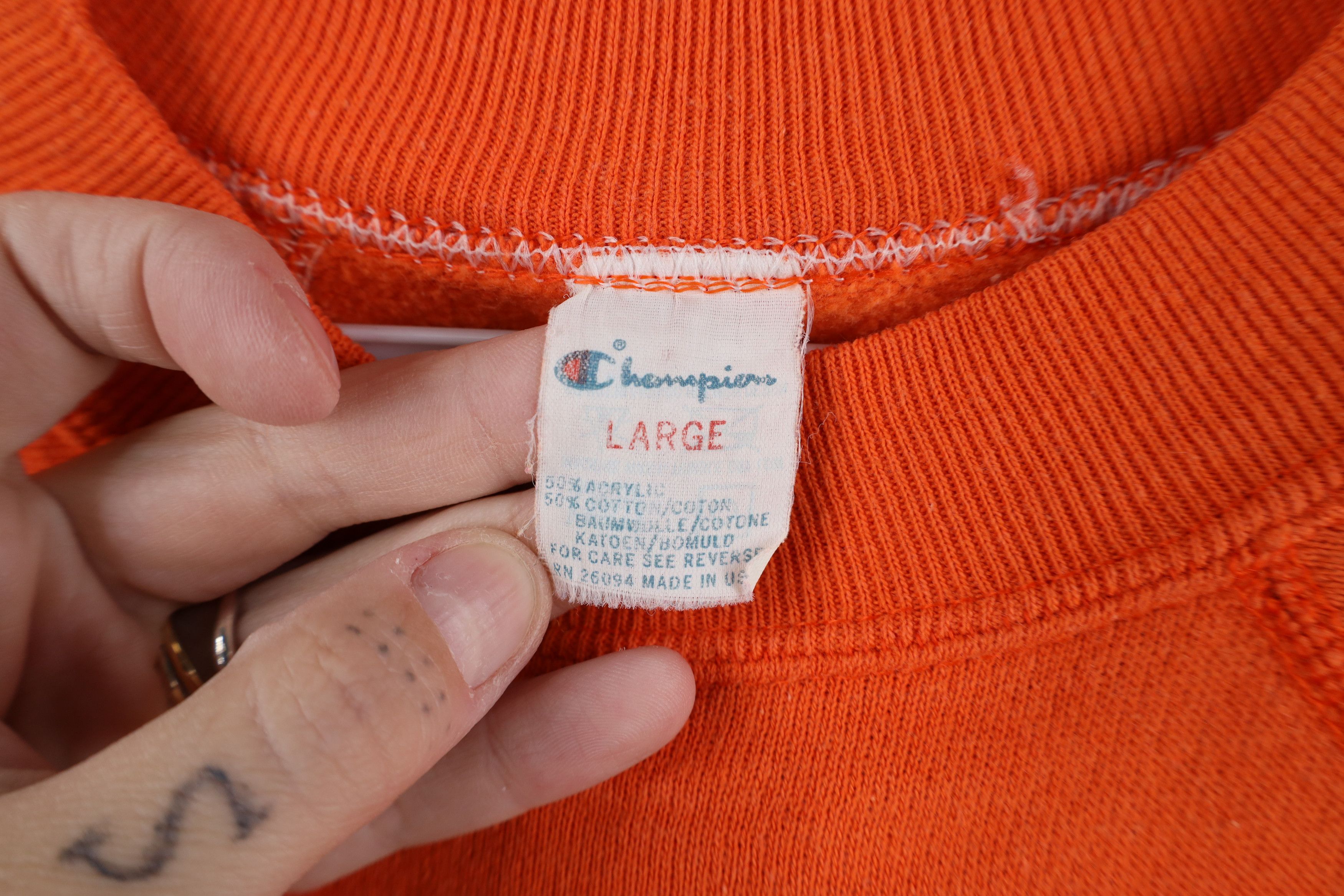Champion Vintage 80s Champion University of Tennessee Sweatshirt Size L / US 10 / IT 46 - 8 Thumbnail