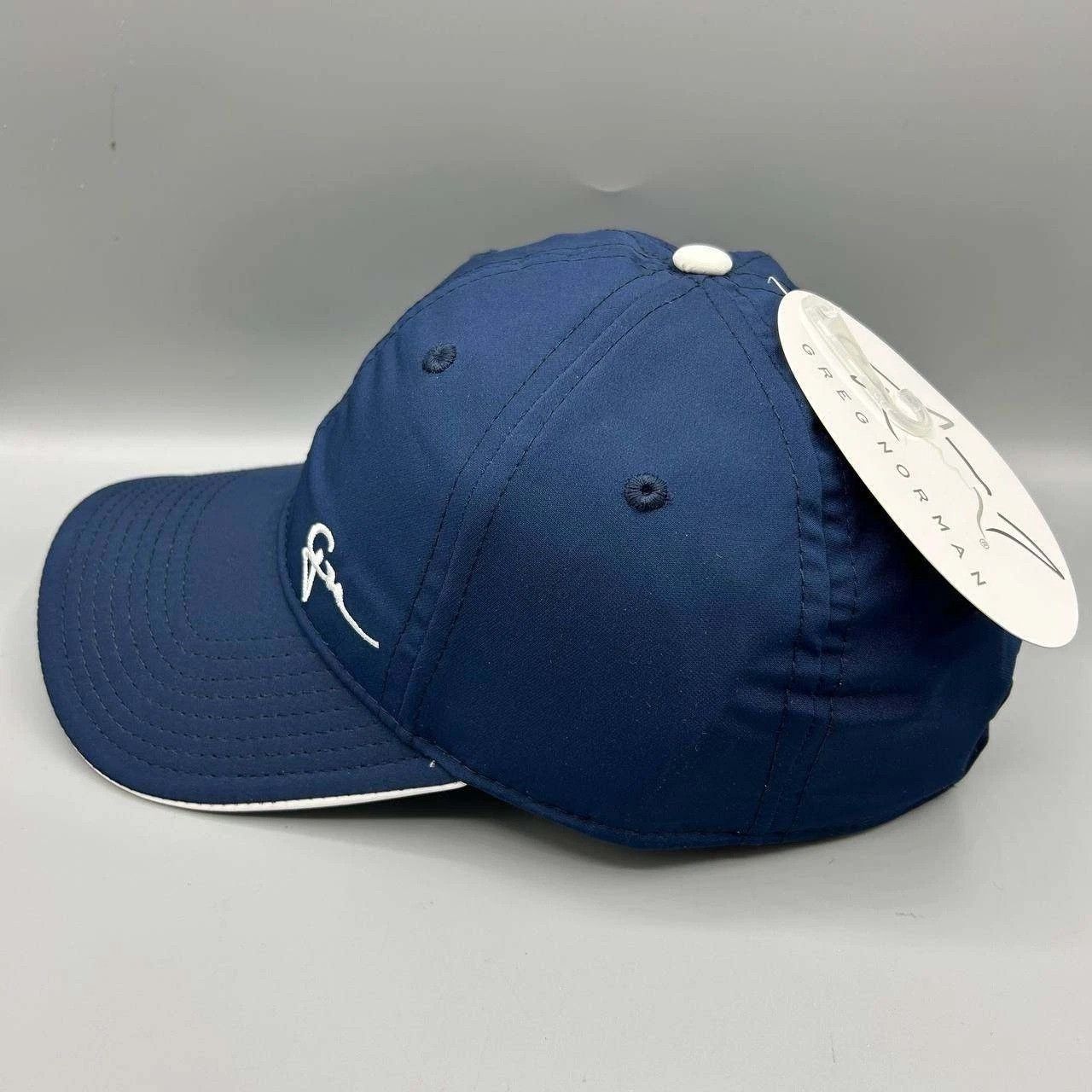 Greg Norman Greg Norman Golf Hat Men Embroidered Strap Back Cap New Size ONE SIZE - 3 Thumbnail