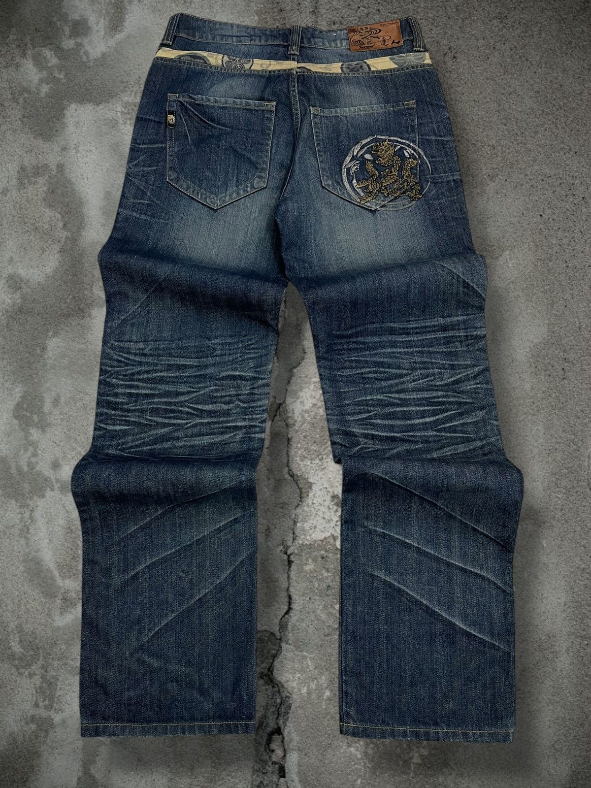 Tornado Mart Vintage Og Japan Designer Osaka Train Tribal Tradition Denim Size US 30 / EU 46 - 9 Thumbnail
