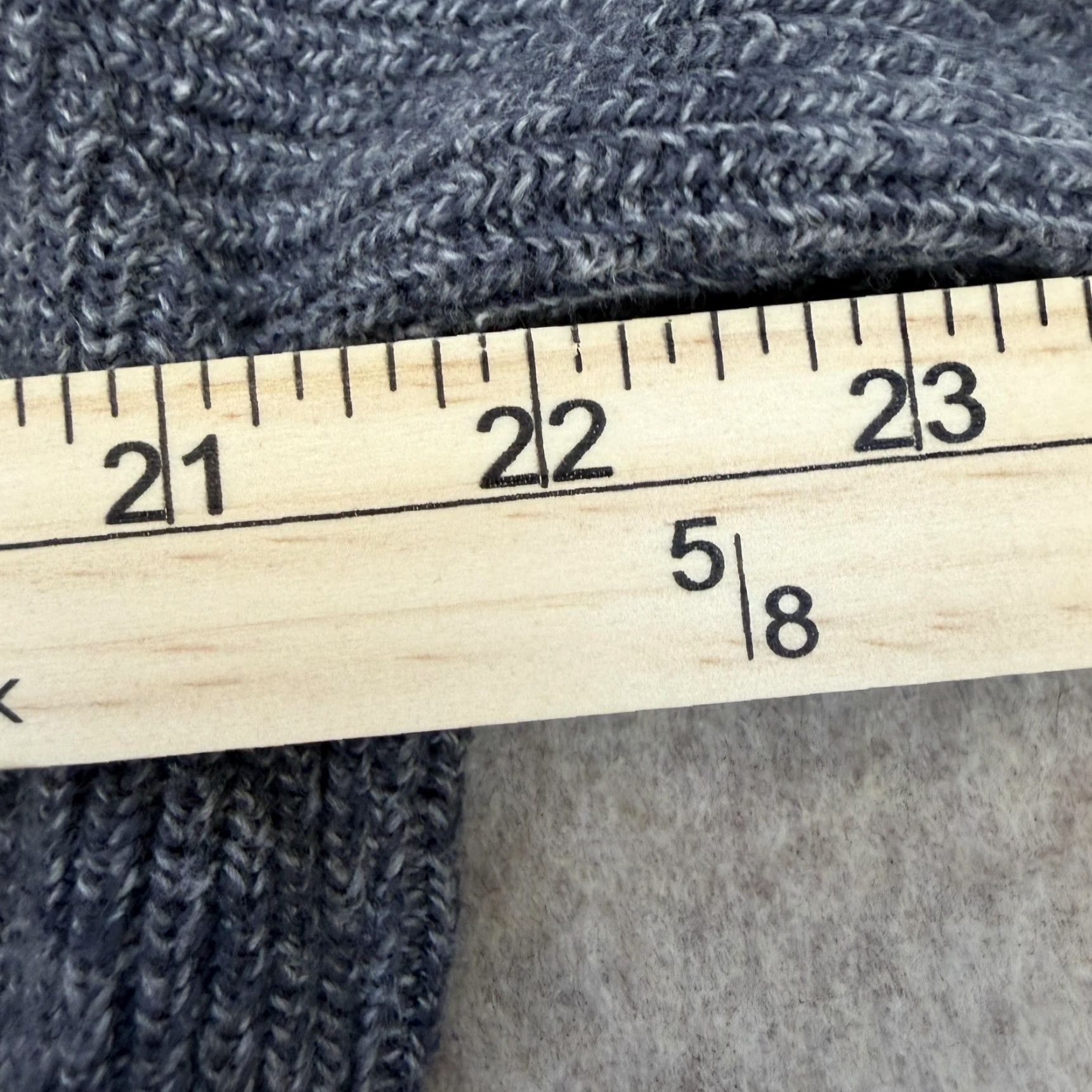 Lands' End VINTAGE Lands End Sweater Mens Medium Gray Cotton Mock Neck Henley Made USA 90s Size US M / EU 48-50 / 2 - 6 Thumbnail