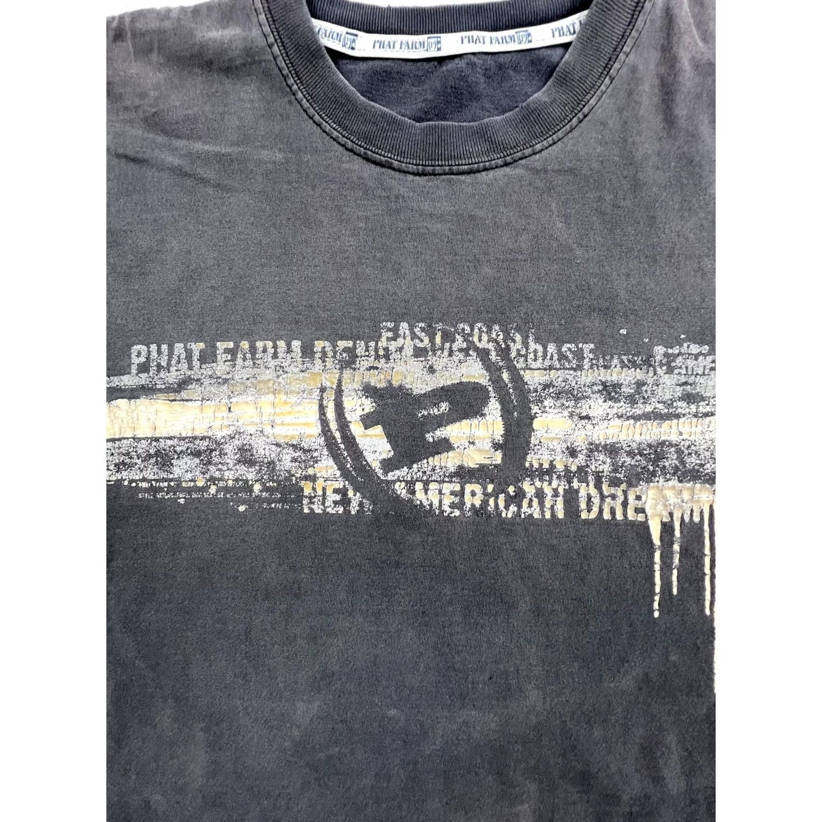 Phat Farm VINTAGE Phat Farm Shirt Mens Gray Logo Graphic Tee Hip Hop Streetwear Read Size US XXL / EU 58 / 5 - 4 Thumbnail