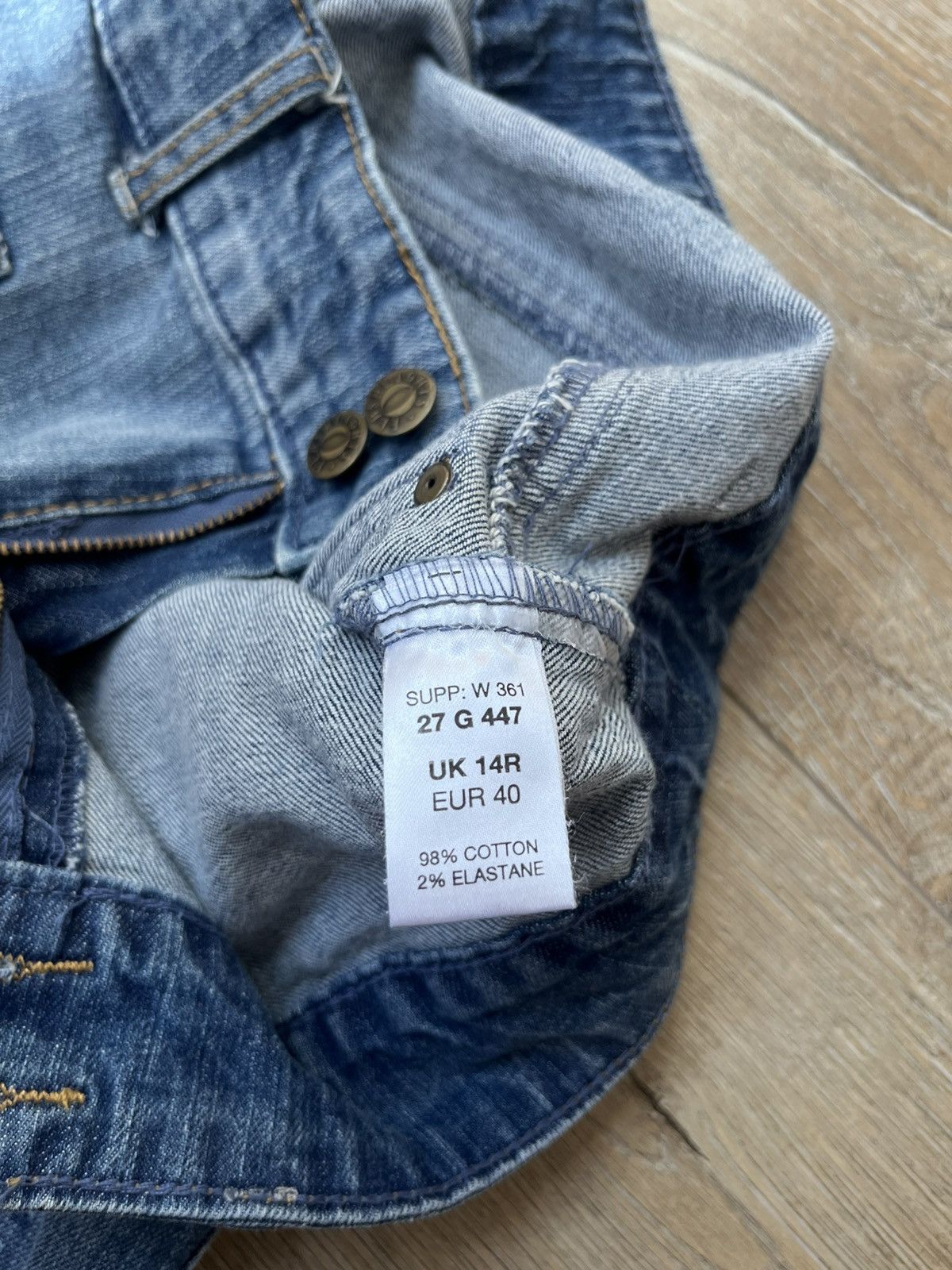 Hysteric Glamour CRAZY IF SIX WAS NINE STYLE FLARED Y2K JEANS Size US 32 / EU 48 - 14 Thumbnail
