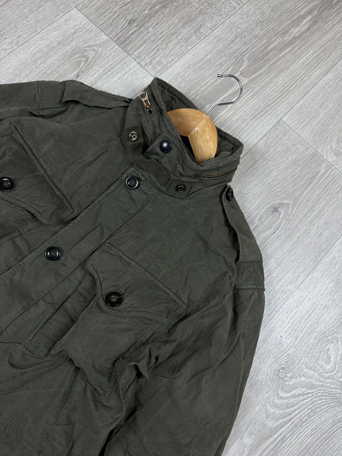 Polo Ralph Lauren Polo Ralph Lauren Military Wax Pocket Olive Jacket Size S Size US S / EU 44-46 / 1 - 2 Thumbnail