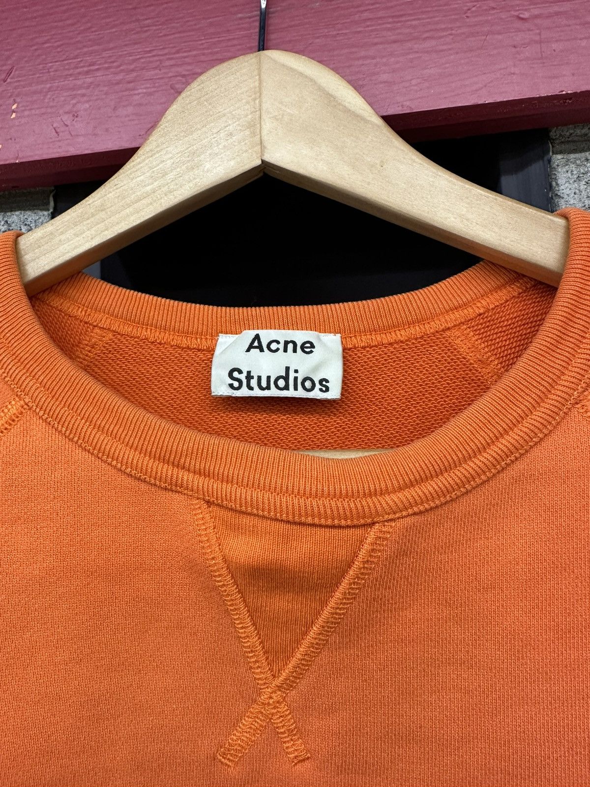 Acne Studios Acne Studiios College Face Crewneck Size US M / EU 48-50 / 2 - 3 Thumbnail