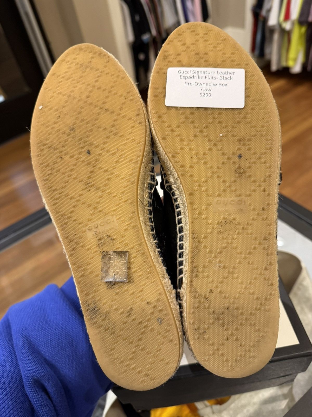 Gucci Gucci Monogram Flats Size US 7.5 / IT 37.5 - 5 Thumbnail