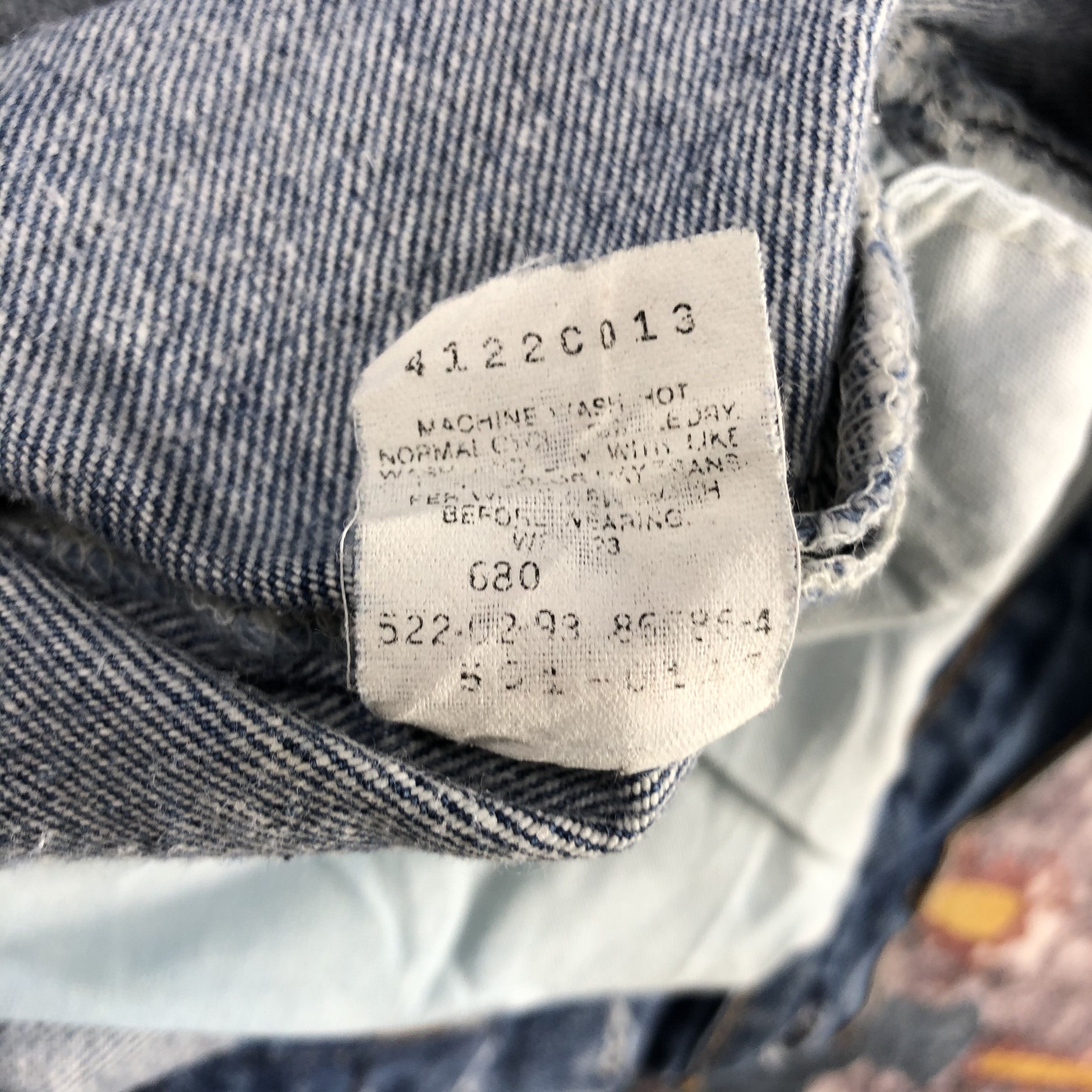 Levi's Vintage 90s Stone Wash Levis 501 Jeans-JM3168 Size US 31 - 12 Thumbnail