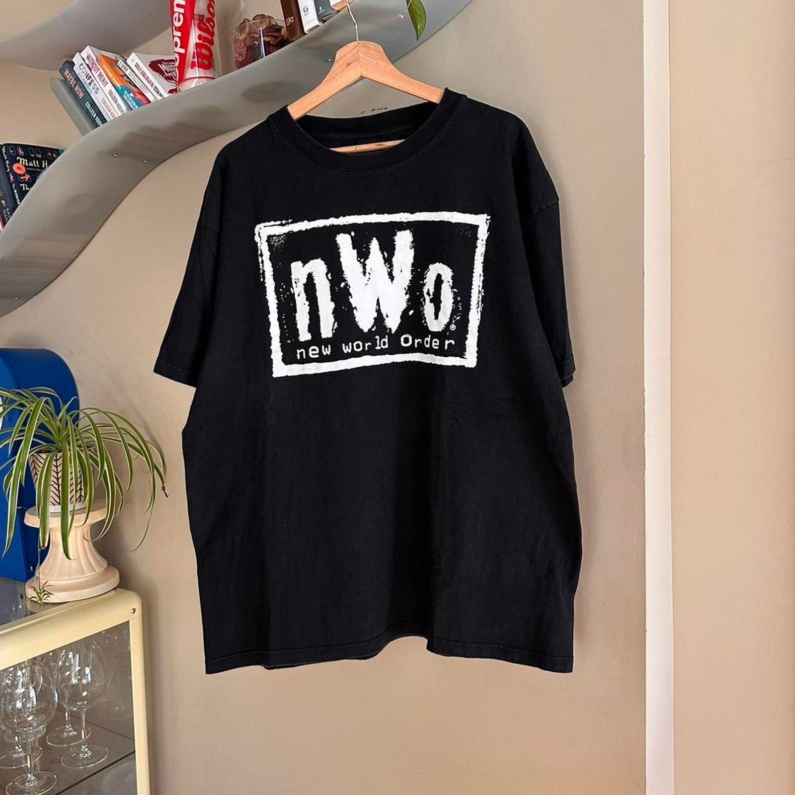 Vintage × WCW/nWo Vintage NWO WWF Shirt Size US XXL / EU 58 / 5 - 1 Thumbnail