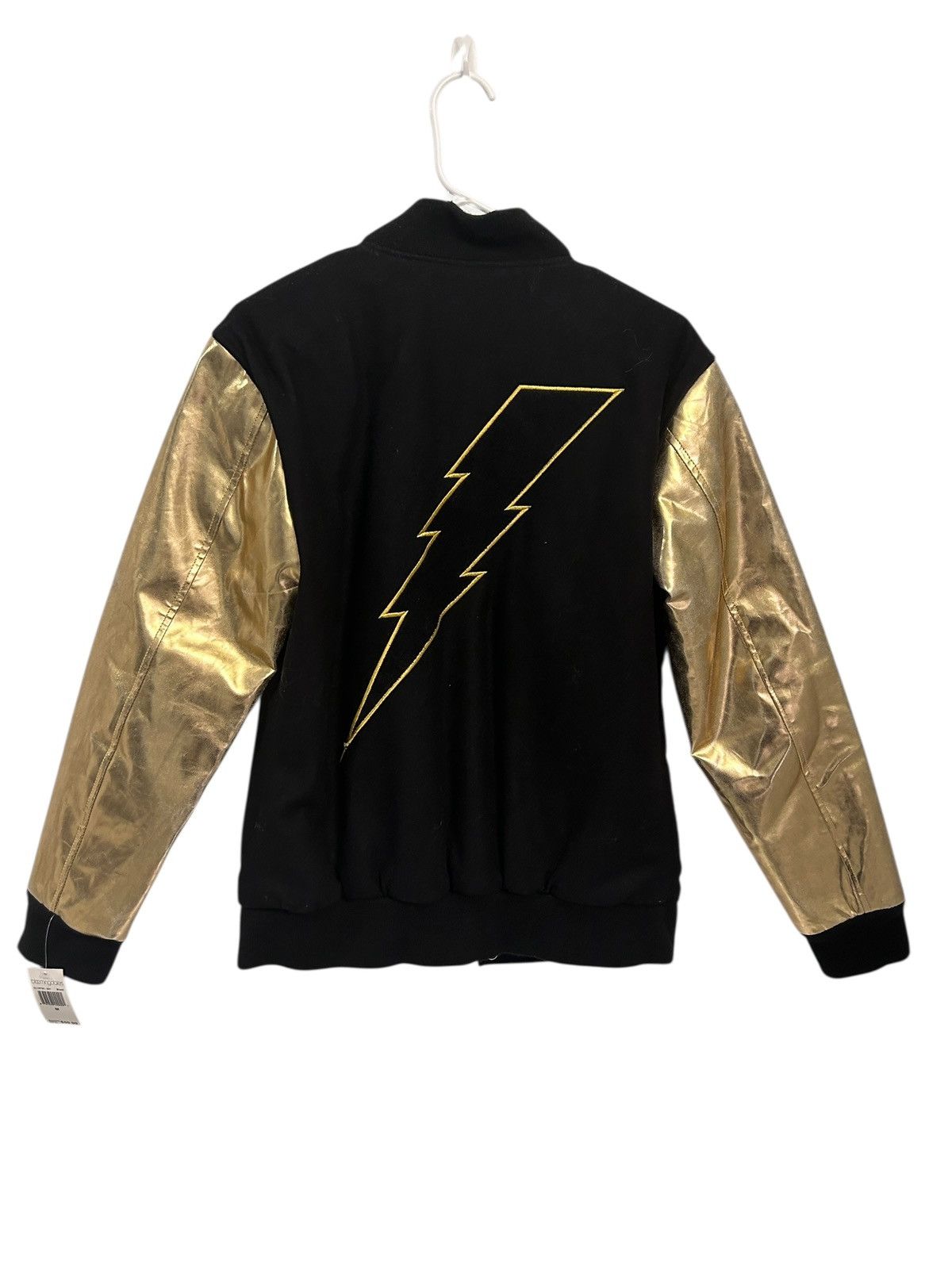 CHRLDR 'Object of Desire' metallic gold sleeve jacket Medium