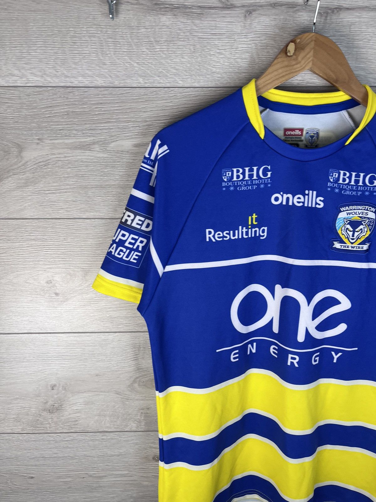 Other Mens rugby jersey size S o’neills Warrington Wolves Size US S / EU 44-46 / 1 - 2 Thumbnail