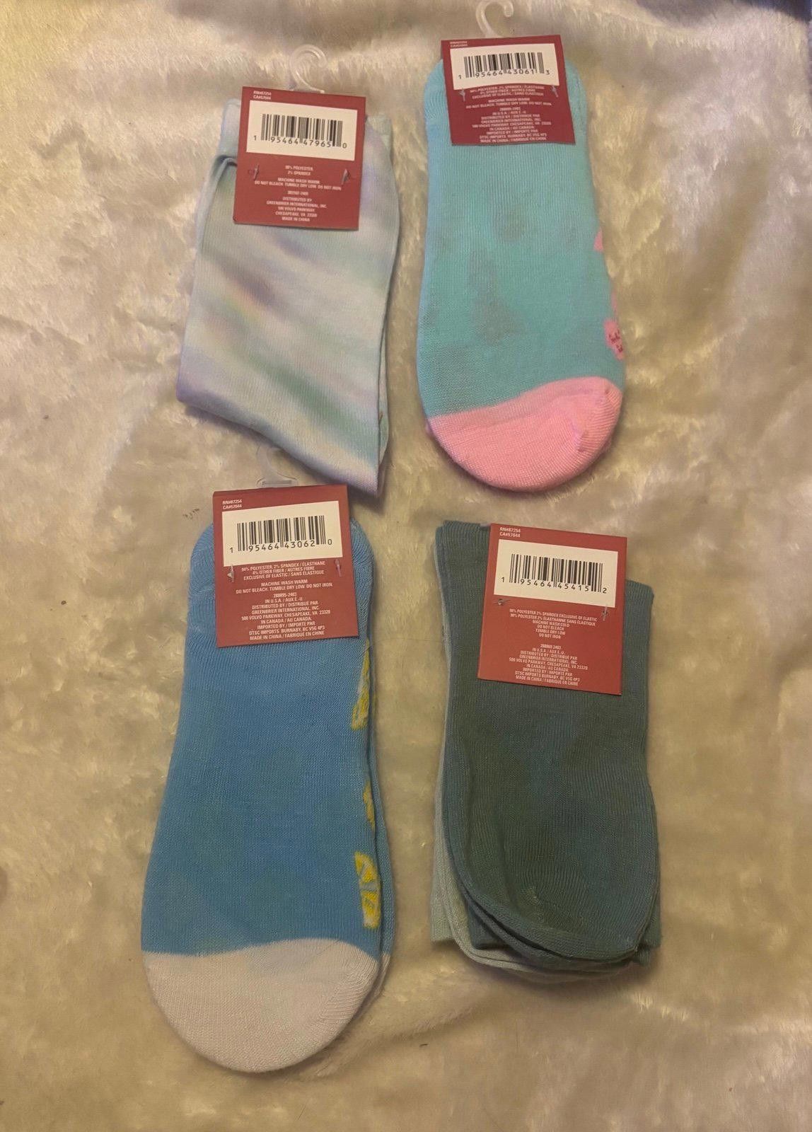 Other Juncture Novelty Women’s Crew Socks Size 5-9 Flamingo Size ONE SIZE - 2 Thumbnail