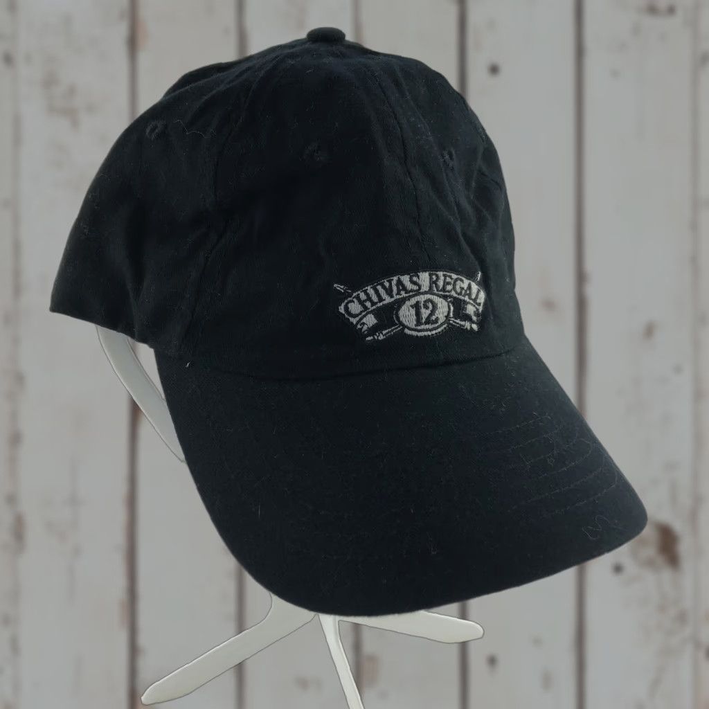 Vintage Chivas Regal Baseball Cap Strapback Black 100% Cotton Hat Cap Mens One Size Black Baseball Cap 100% Cotton Strapped Back Size ONE SIZE - 1 Thumbnail