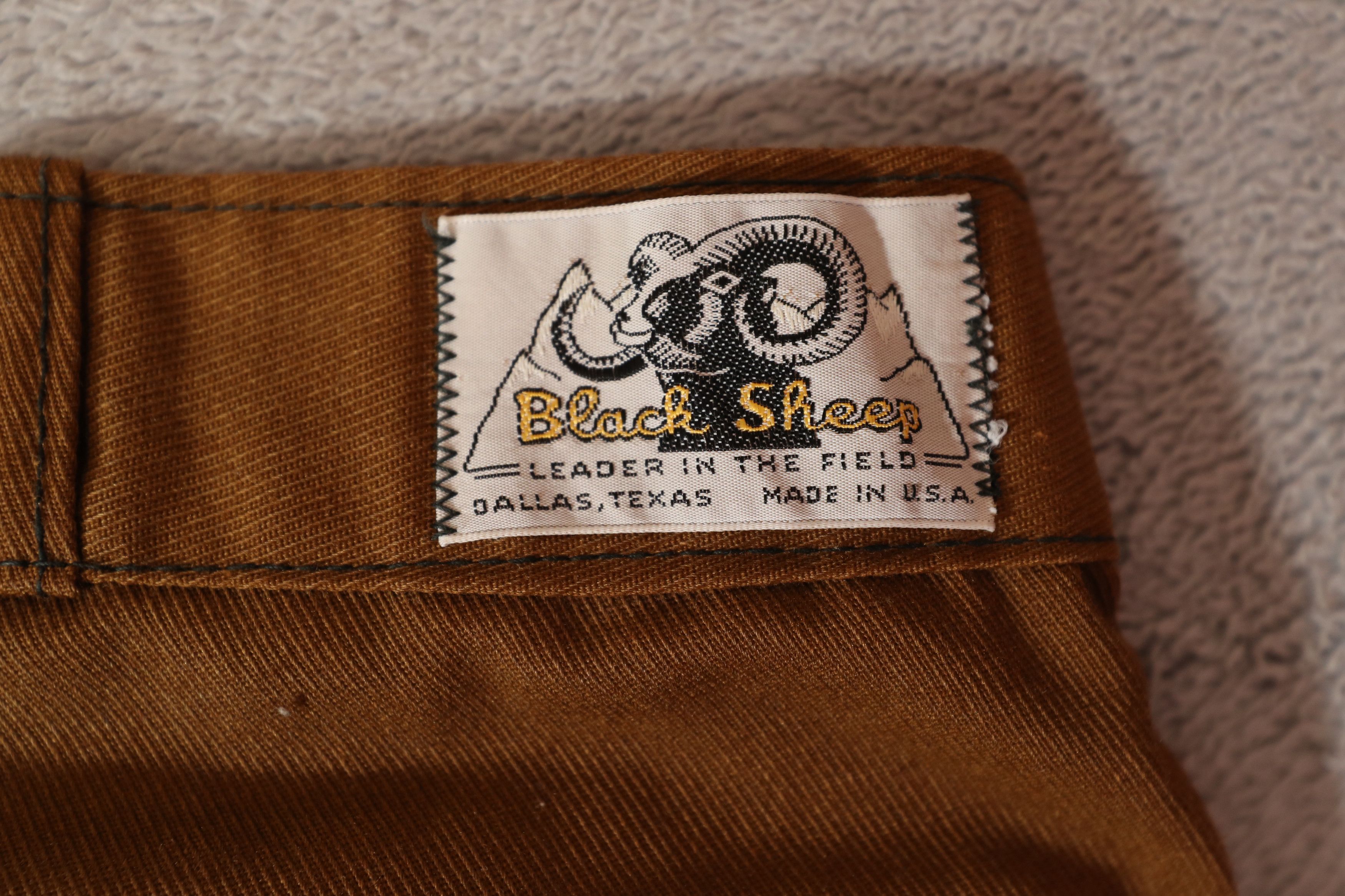 Black Sheep × Vintage Black Sheep Vintage Double Knee Vinyl Hunting Pants (34x30) Size US 34 / EU 50 - 10 Thumbnail