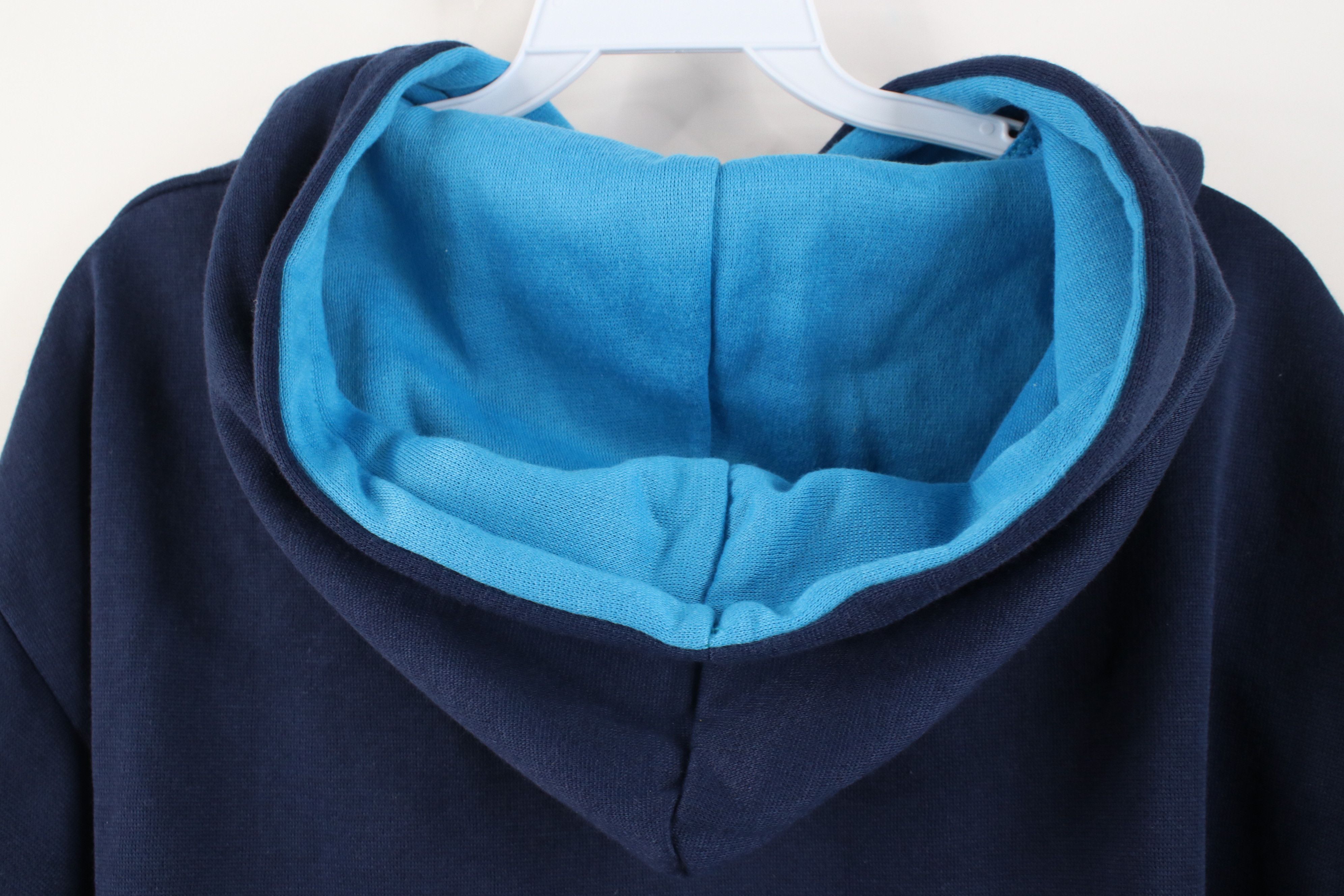 Vintage Deadstock Vintage 90s Streetwear Hoodie Sweatshirt Blue Size US M / EU 48-50 / 2 - 9 Thumbnail