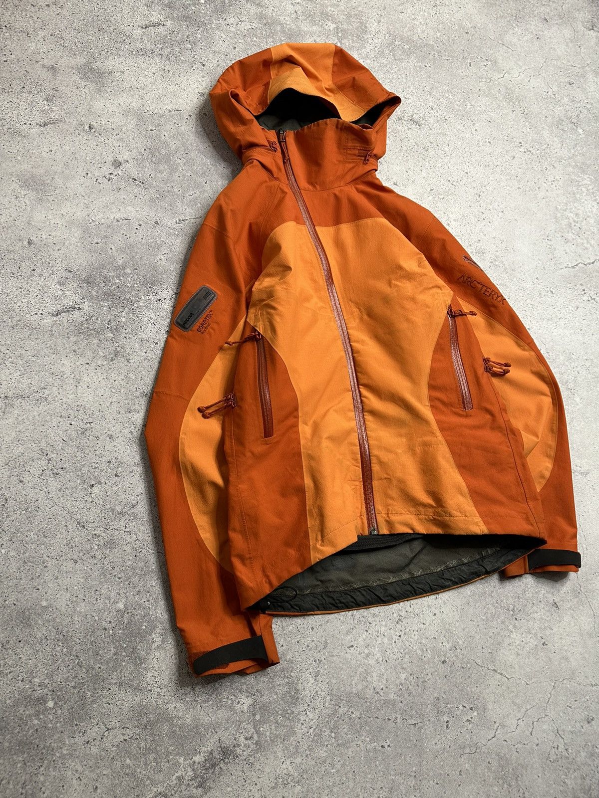 Arc'teryx Arc'teryx SideWinder Gore-Tex Pro Shell Orange Recco Jacket Size XS / US 0-2 / IT 36-38 - 4 Thumbnail