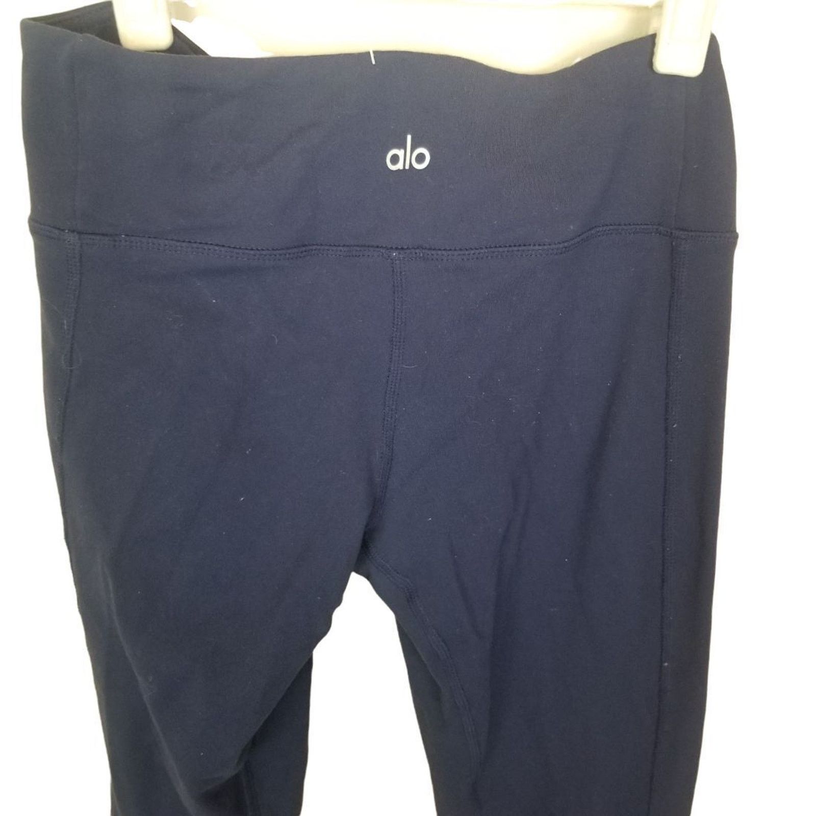 Alo Alo Yoga Womens High Waist Moto Leggings Sz S Navy Blue Size 26" / US 2 / IT 38 - 9 Thumbnail