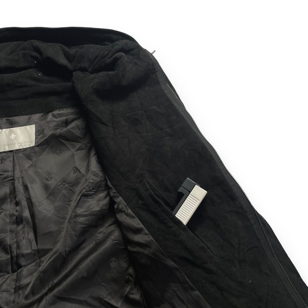 If Six Was Nine × Le Grande Bleu (L.G.B.) × Seditionaries 🇯🇵 CUSTOM CULTURE DRESSEDPUNK VELVET ASYMMETRICAL JACKET Size US L / EU 52-54 / 3 - 14 Thumbnail