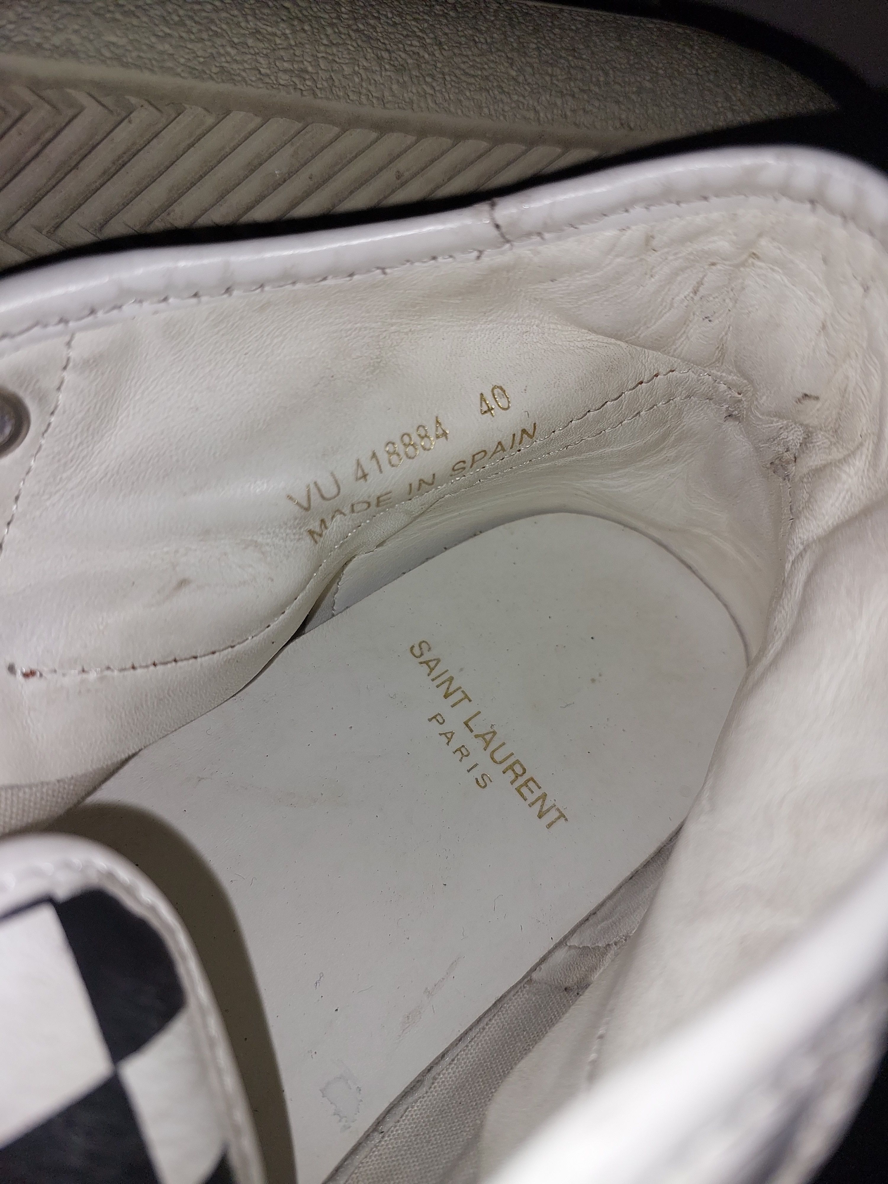 Saint Laurent Paris Hedi Surf Sound SL37 High Canvas sneakers Size US 7 / EU 40 - 10 Thumbnail
