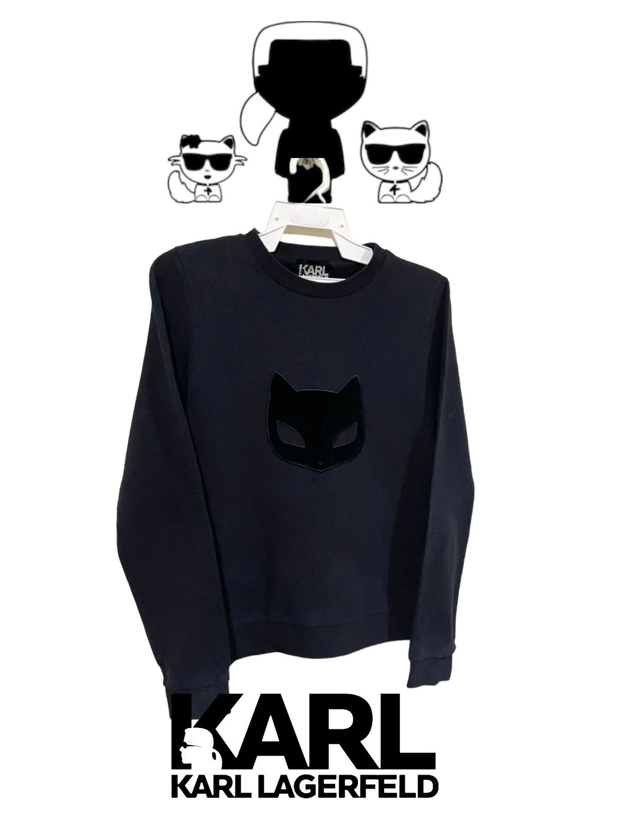 CAT'S PAW × Karl Lagerfeld Karl Lagerfeld Minimalist Jumper Sweater Size US XS / EU 42 / 0 - 3 Thumbnail
