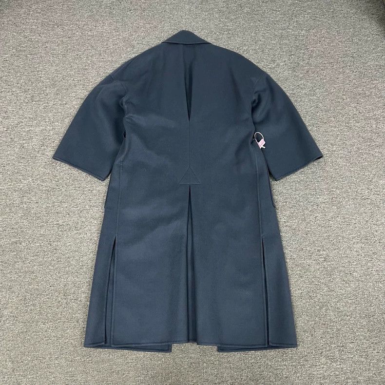 Loewe LOEWE Smog blue bathrobe style wool coat Size XXS / US 00 / IT 34 - 2 Thumbnail
