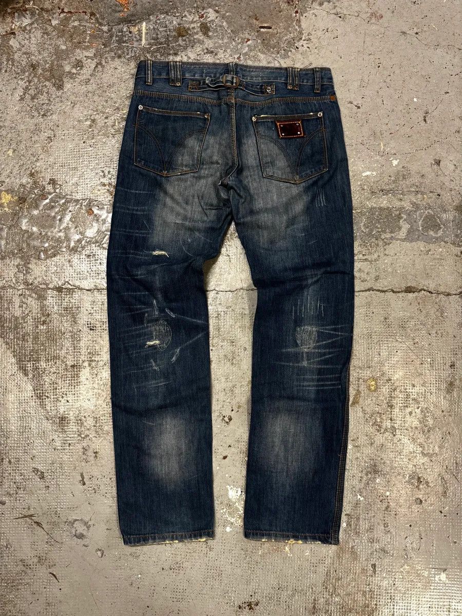 Dolce & Gabbana 2000s Dolce & Gabbana Blue Denim Jeans Size US 37 - 3 Thumbnail