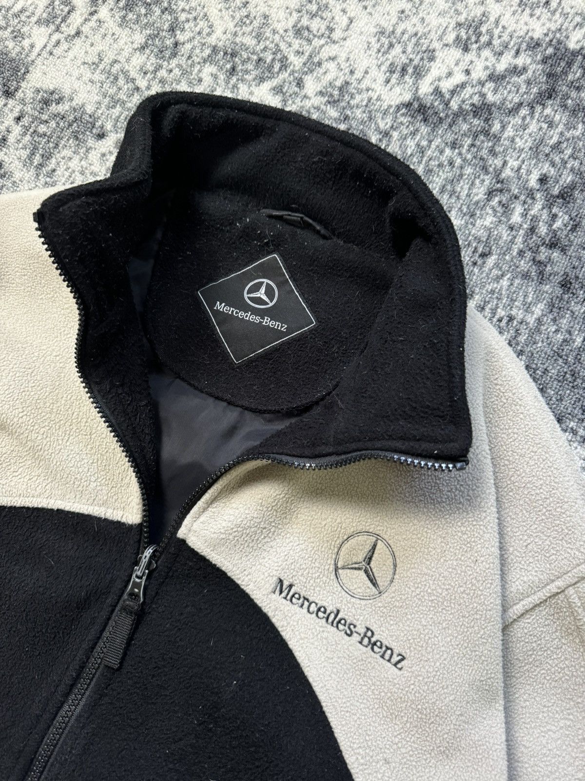 Mercedes-Benz Vintage Mercedes-Benz Mc Laren Racing Fleece Jacket Y2K Size US L / EU 52-54 / 3 - 3 Thumbnail