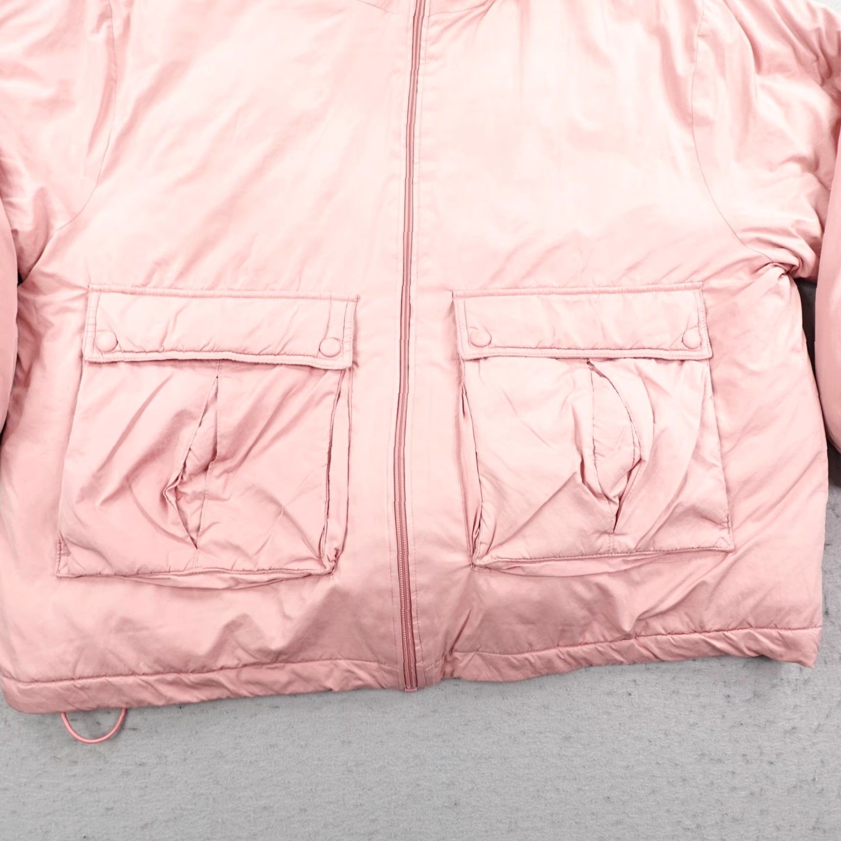 Free People We The Free Jacket Large Pink Doe Duvet Bomber Quilted Puffer Coat Free People Size L / US 10 / IT 46 - 3 Thumbnail