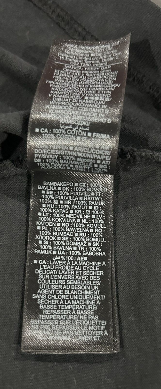 Balenciaga × Gap × Yeezy Yeezy Gap Engineered by Balenciaga Dove 3/4 Sleeve Tee Black Size US M / EU 48-50 / 2 - 8 Thumbnail