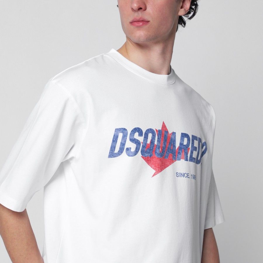 Dsquared2 o1d2blof0226 Logo T-Shirt in White Size US L / EU 52-54 / 3 - 4 Thumbnail