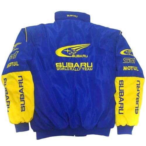 Japanese Brand SUBARU F1 Unisex Adult Racing Jacket Vintage Size US XXL / EU 58 / 5 - 2 Thumbnail