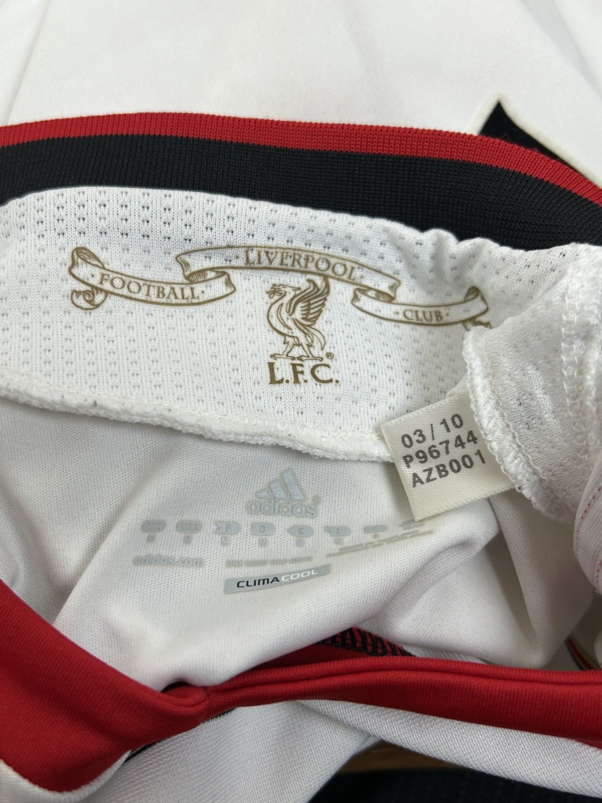 Adidas Vintage Adidas Liverpool #4 Meireles 2010/11 Away Kit Jersey Size US M / EU 48-50 / 2 - 12 Thumbnail