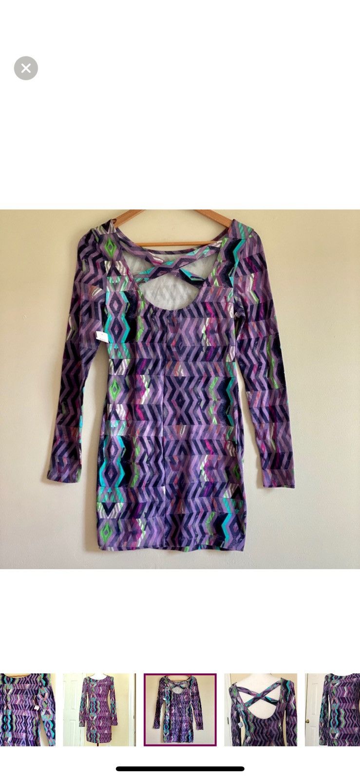 Other BODY CENTRAL CRISS CROSS CUTOUT BACK DRESS Size M / US 6-8 / IT 42-44 - 4 Thumbnail