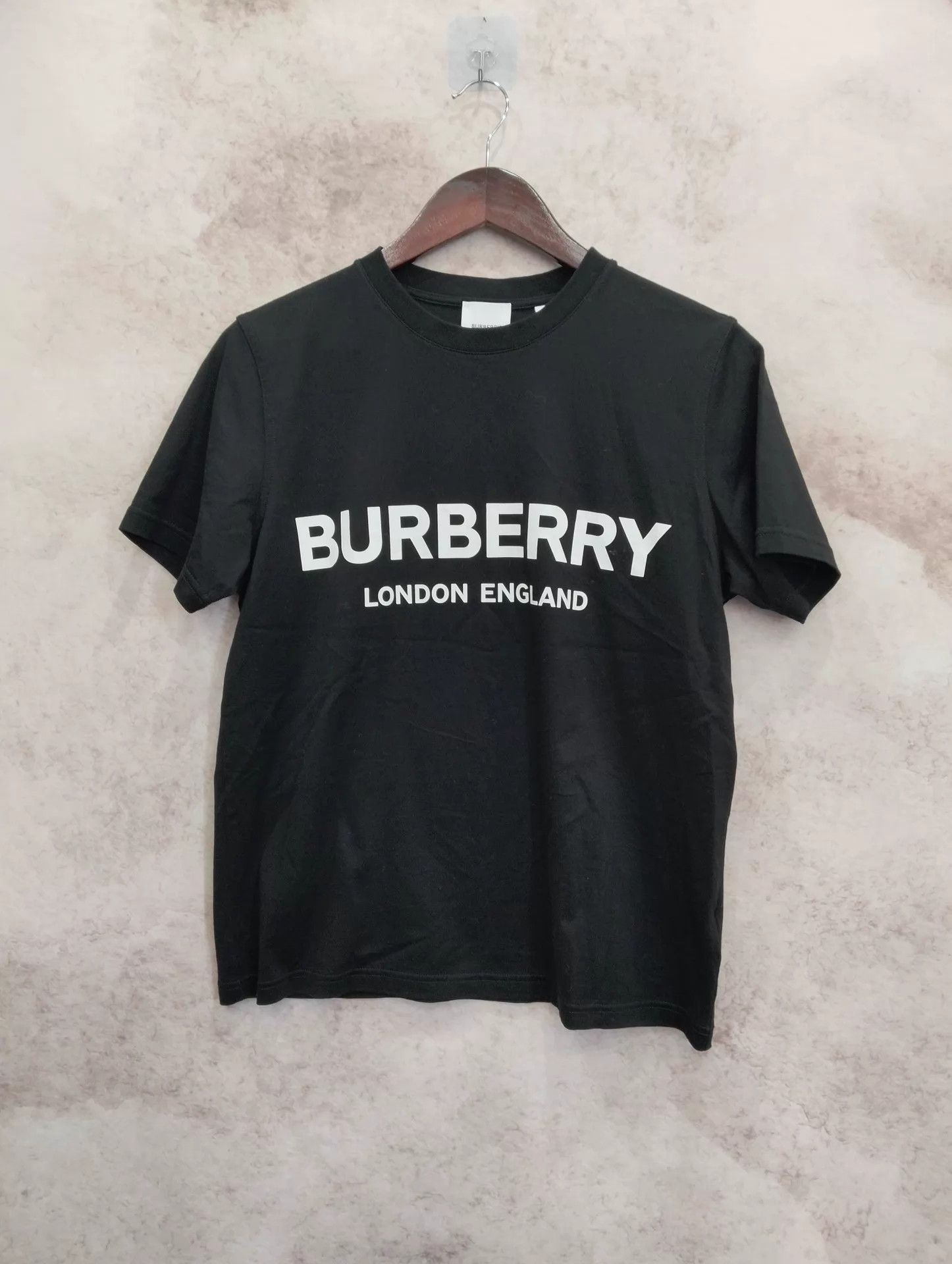 Burberry Burberry Black London Logo Short Sleeve T-shirt M Size US M / EU 48-50 / 2 - 1 Thumbnail