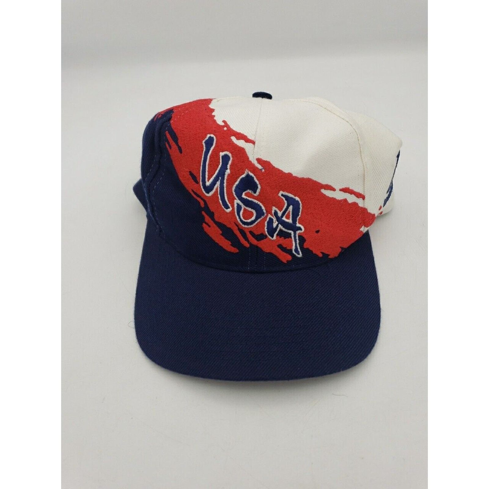 Logo Athletic 1996 Atlanta Olympics 90s USA Splash Logo7 Snapback Ball Cap Size ONE SIZE - 23 Thumbnail