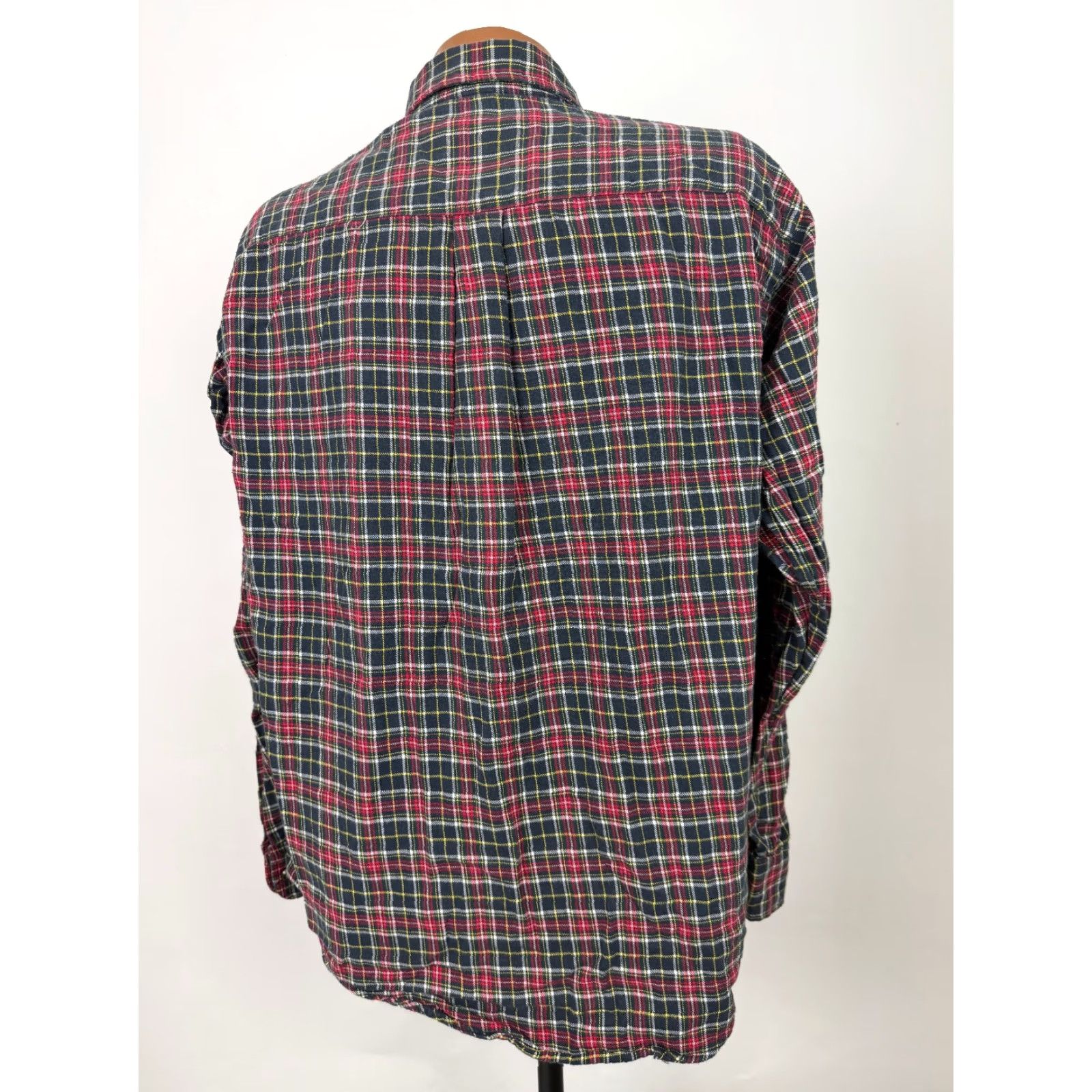 Members Only VINTAGE Members Only Shirt Men L Black 90s Flannel Lightweight Cotton Plaid Button-Up Size US L / EU 52-54 / 3 - 7 Thumbnail