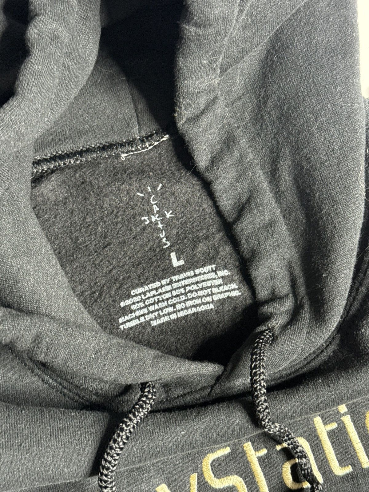 Playstation × Travis Scott Travis Scott x PlaySatation Hoodie “Black” [L] PREOWNED Size US L / EU 52-54 / 3 - 7 Thumbnail