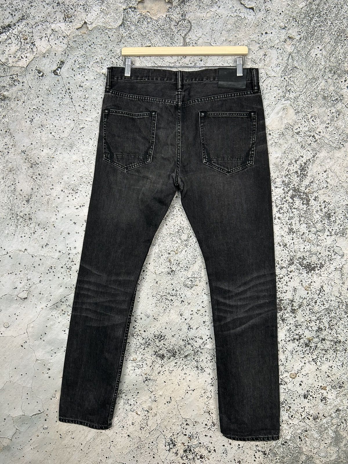 Allsaints Allsaints Iggy Washed Black Denim Pants Jeans Grunge Rock Size US 32 / EU 48 - 3 Thumbnail