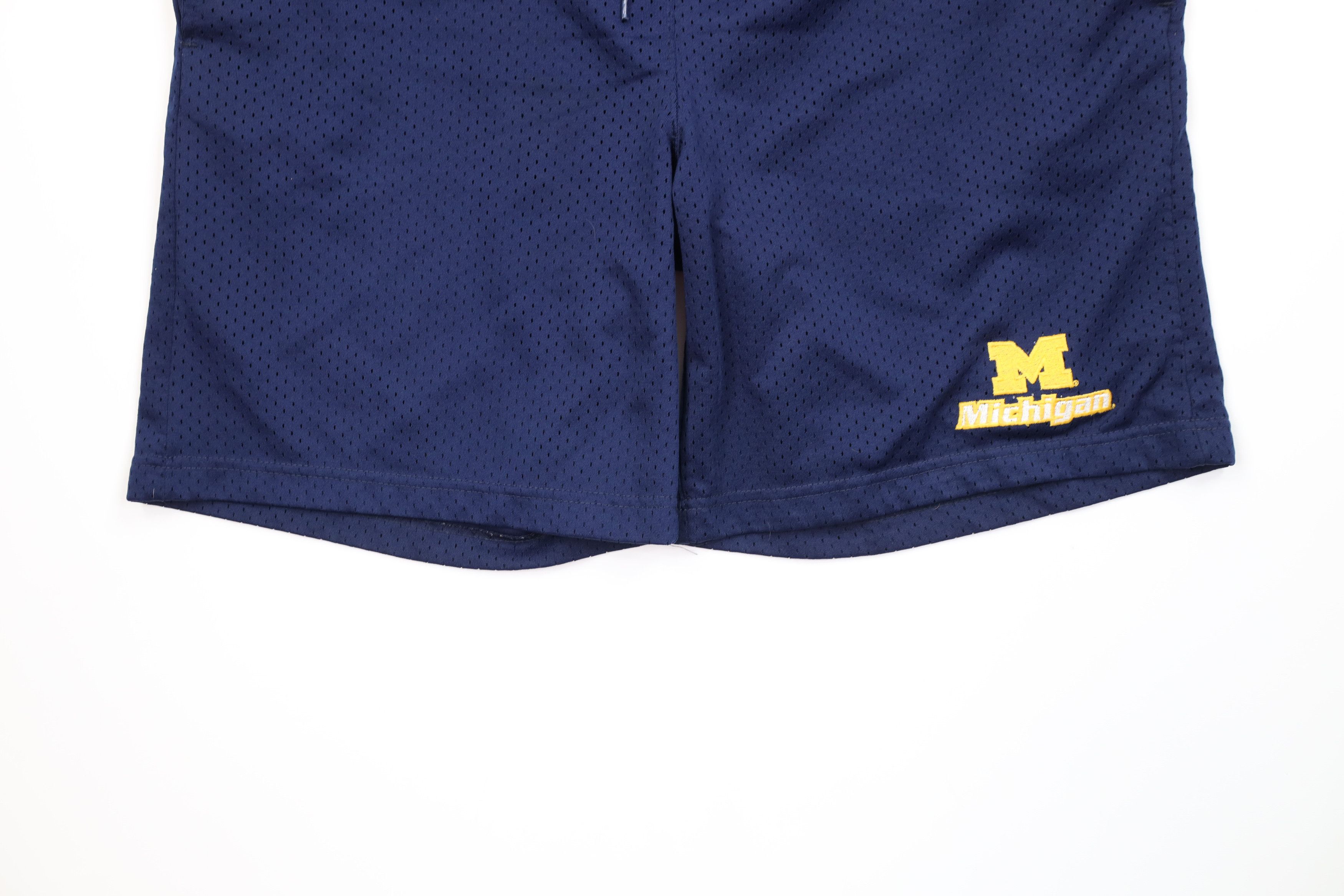Starter Vintage 90s Starter University of Michigan Above Knee Shorts Size US 40 / EU 56 - 4 Thumbnail