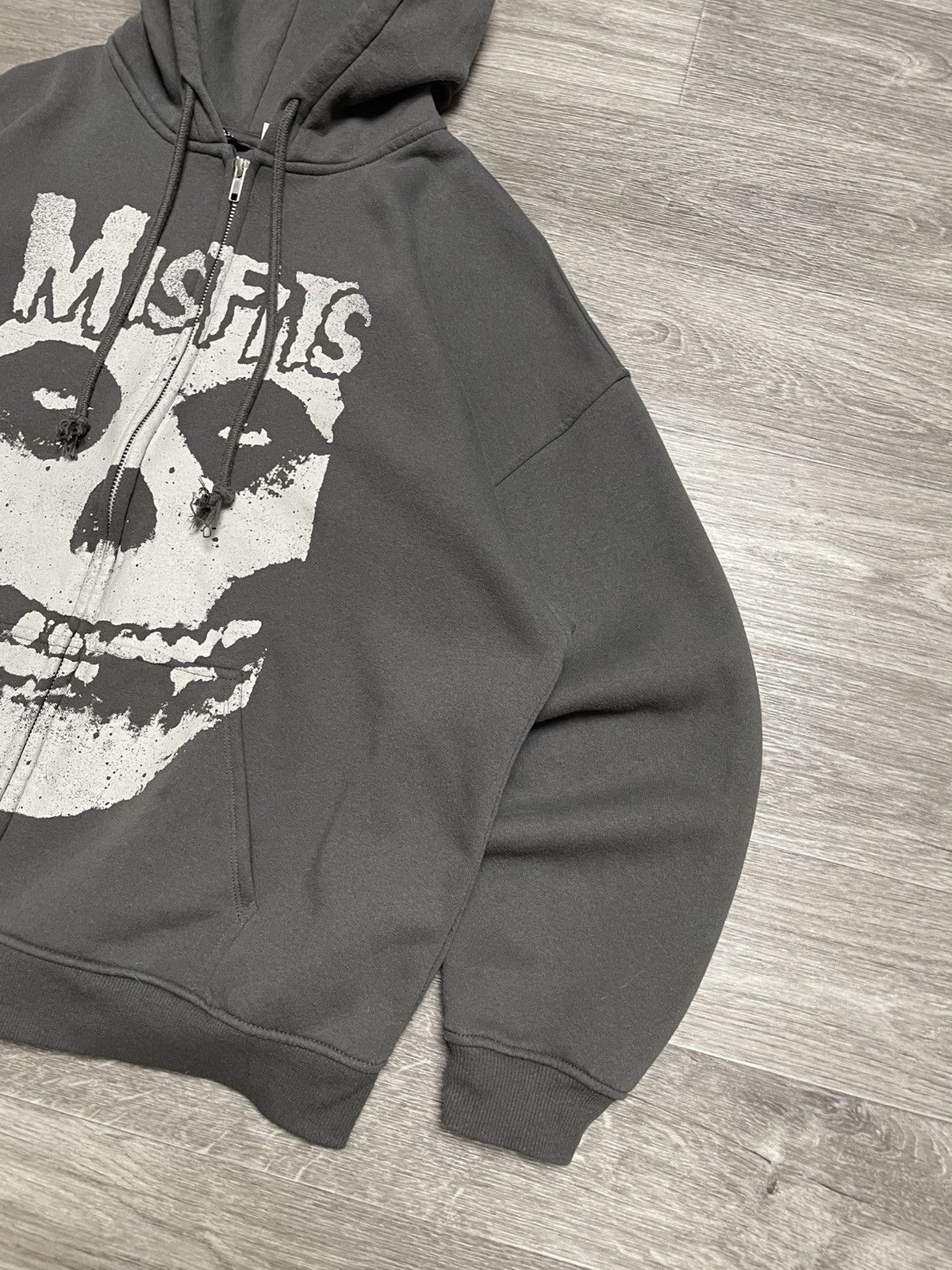 Misfits Misfits Big Logo Oversized Zip-Up Hoodie Y2K Rock Band Punk Size US L / EU 52-54 / 3 - 5 Thumbnail