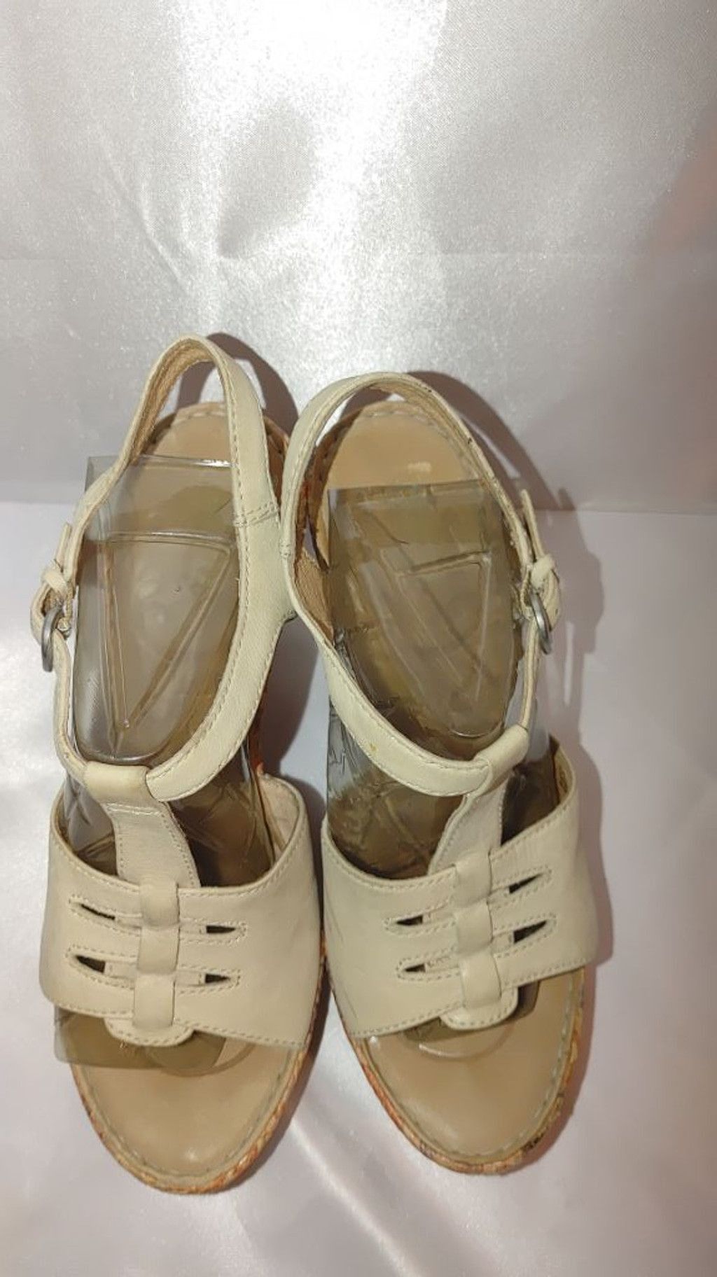 Born Born Rebecka Floral Cork Wedge Sandals Size 8 Size US 8 / IT 38 - 5 Thumbnail