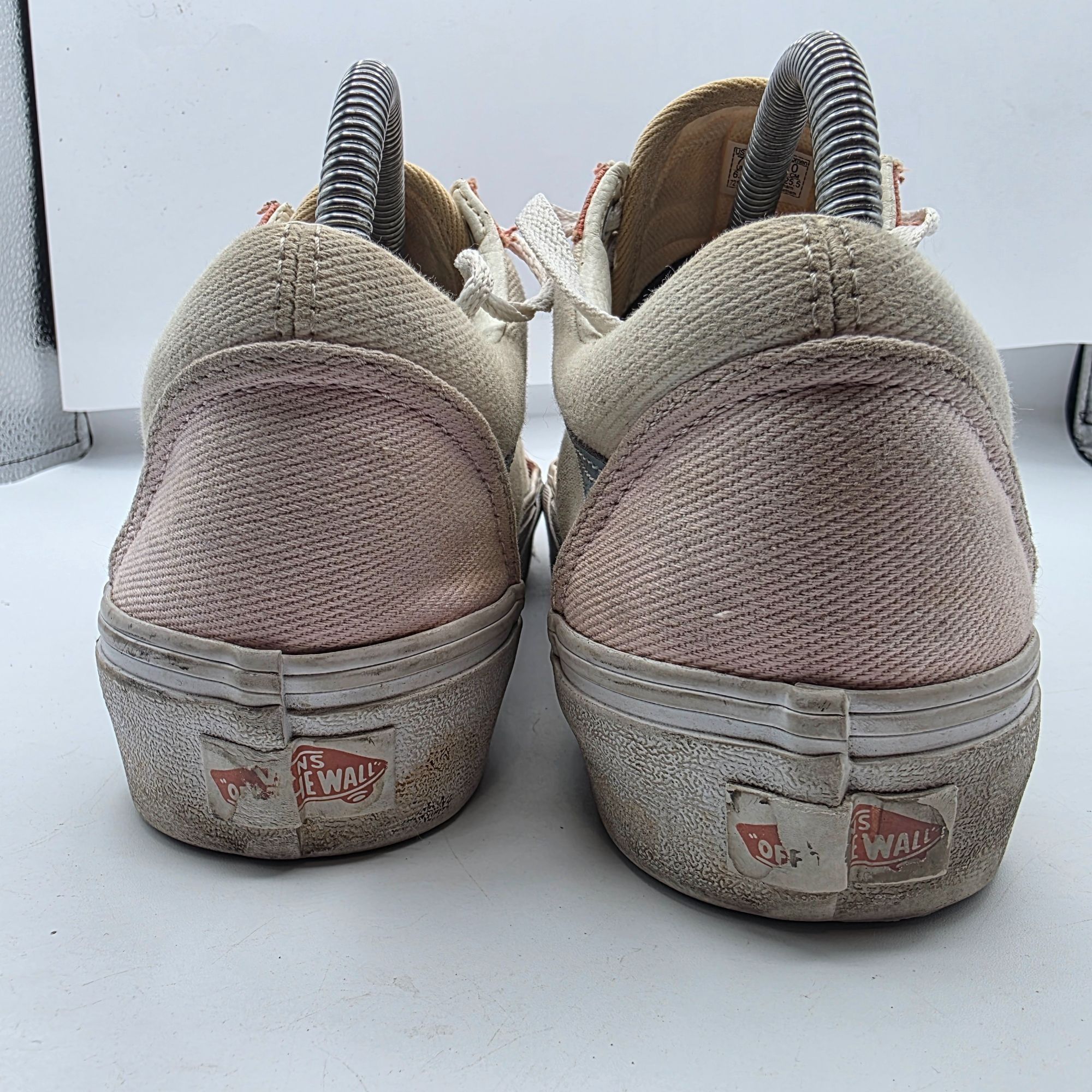 Vans Vans Old Skool Platform Womens 9 Pastel Twill Sneakers Coral Size US 7.5 / IT 37.5 - 4 Thumbnail