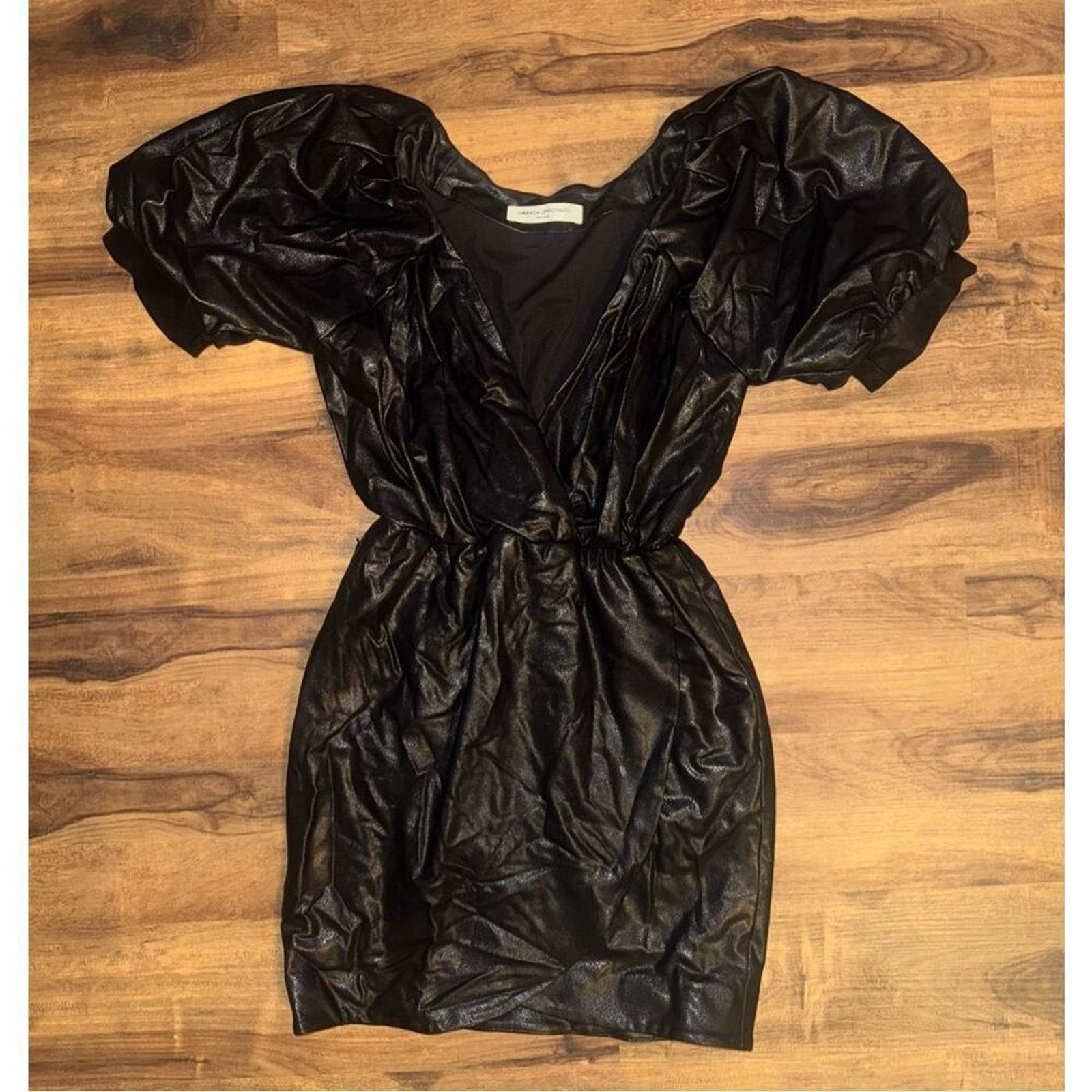 Amanda Uprichard Amanda Uprichard Faux Leather Mini Dress - Size XS Size XS / US 0-2 / IT 36-38 - 2 Thumbnail