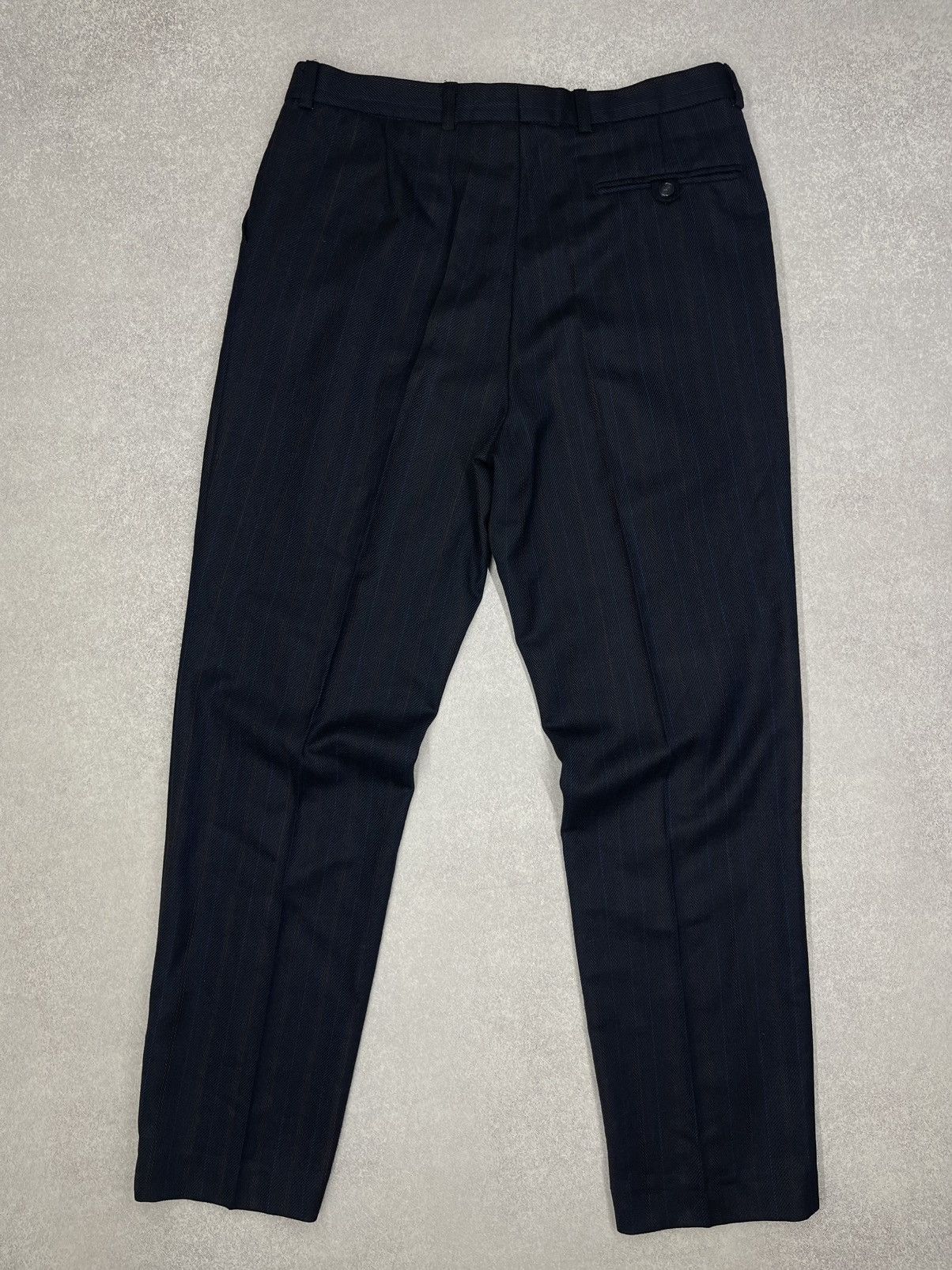 Vintage Vintage Yves Saint Laurent Wool Trousers Yugoslavia Designer Size US 32 / EU 48 - 5 Thumbnail