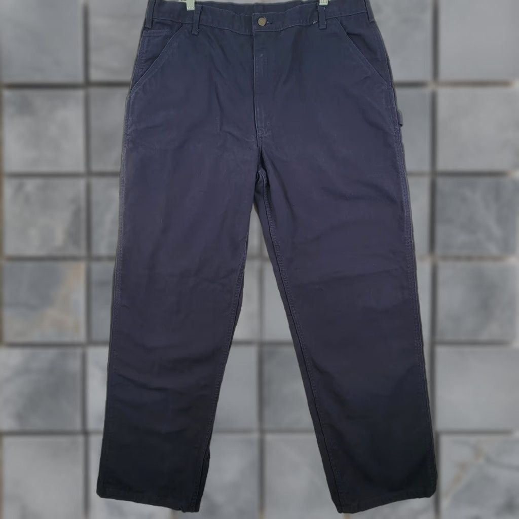 Carhartt Carhartt Jeans Men Regular Dark Blue Denim 5-Pocket Straight Waist 40X32 Size US 40 / EU 56 - 1 Thumbnail