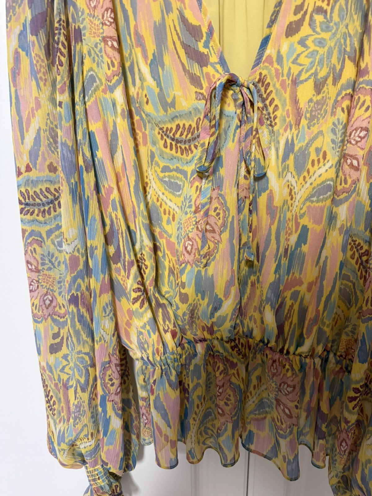 Ramy Brook RAMY BROOK Evie Plunging Print Top Size M / US 6-8 / IT 42-44 - 3 Thumbnail
