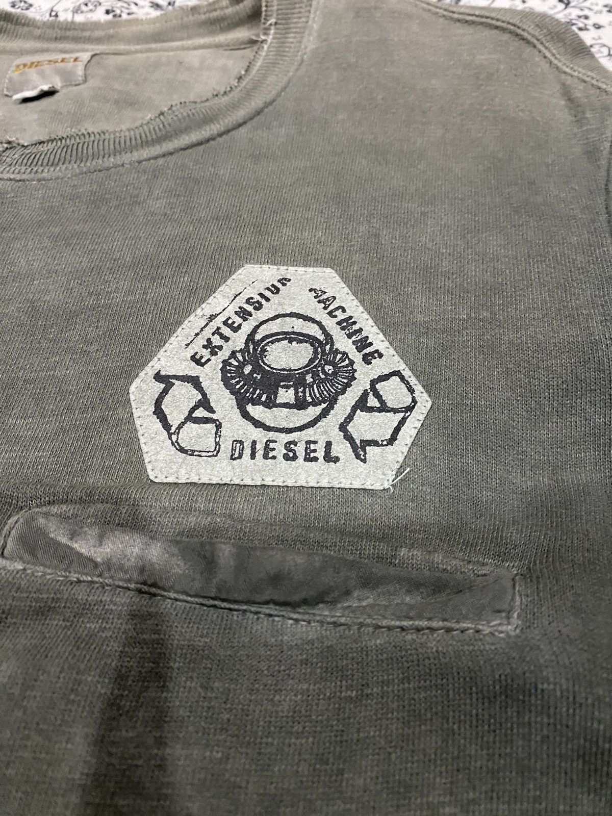 Diesel × Vintage vtg distressed diesel sweatshirt Size US M / EU 48-50 / 2 - 4 Thumbnail