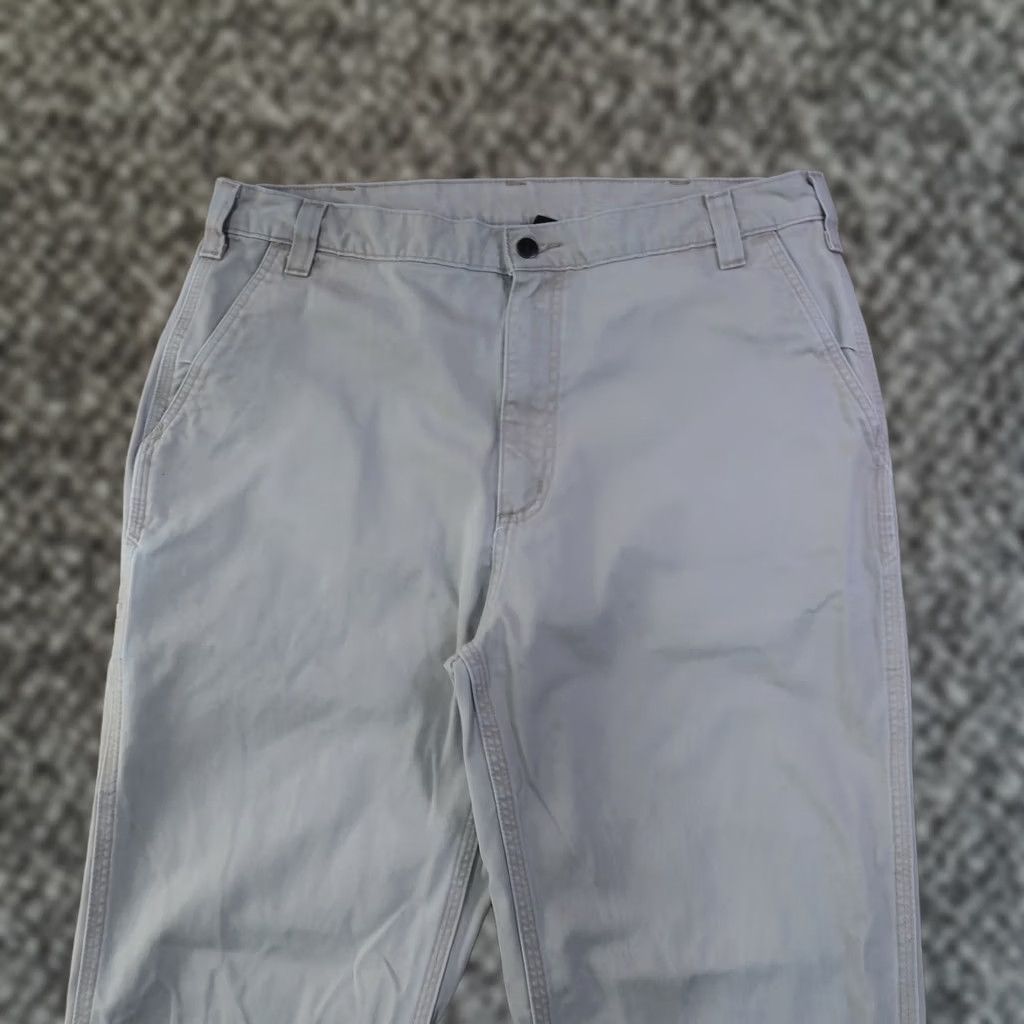 Carhartt VINTAGE Carhartt Pants Mens 38 Beige Relaxed Twill pocket Men 38x36 workwear Size US 38 / EU 54 - 1 Thumbnail