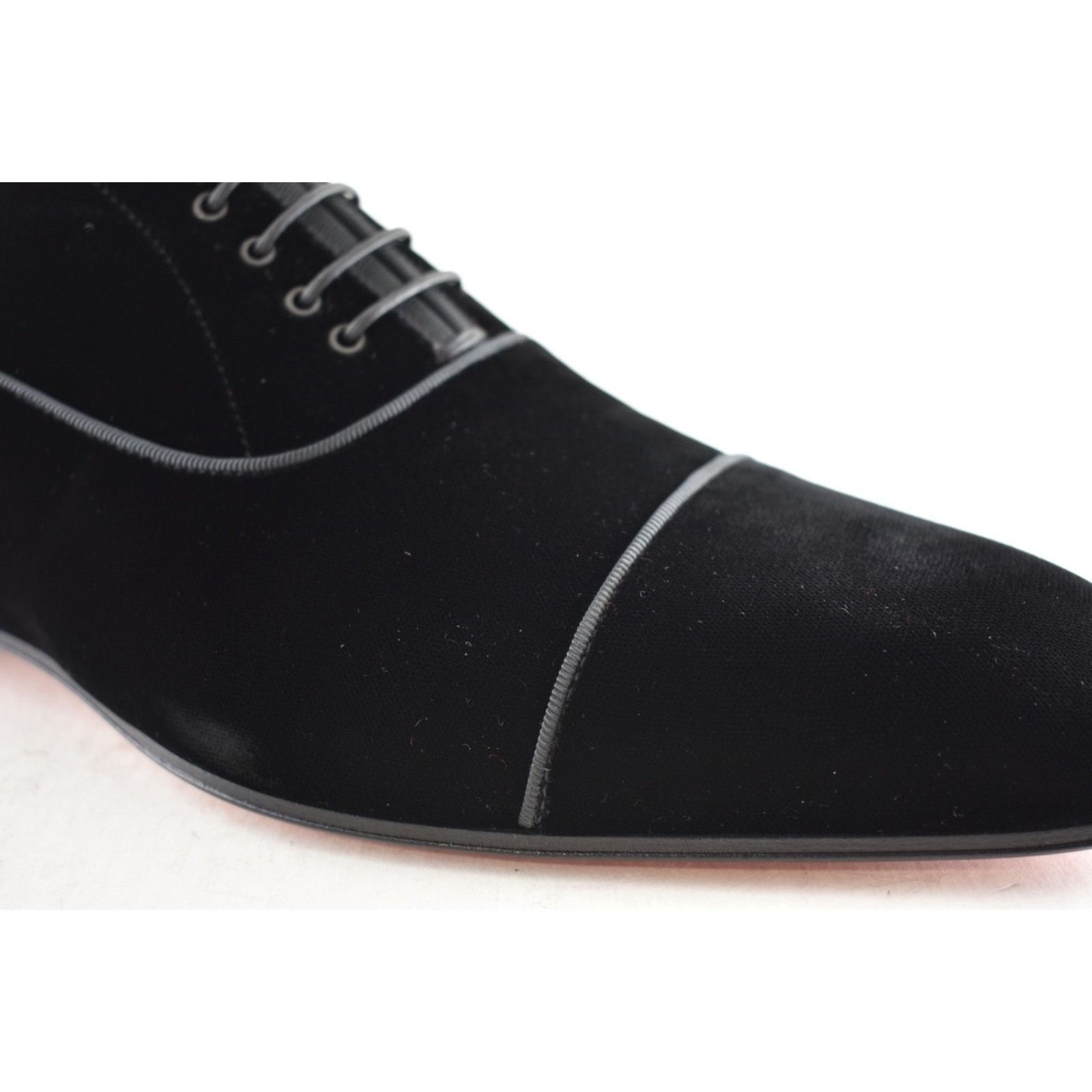 Christian Louboutin Christian Louboutin Flat Velvet Oxford Dress Loafer 43 10 Size US 10 / EU 43 - 6 Thumbnail