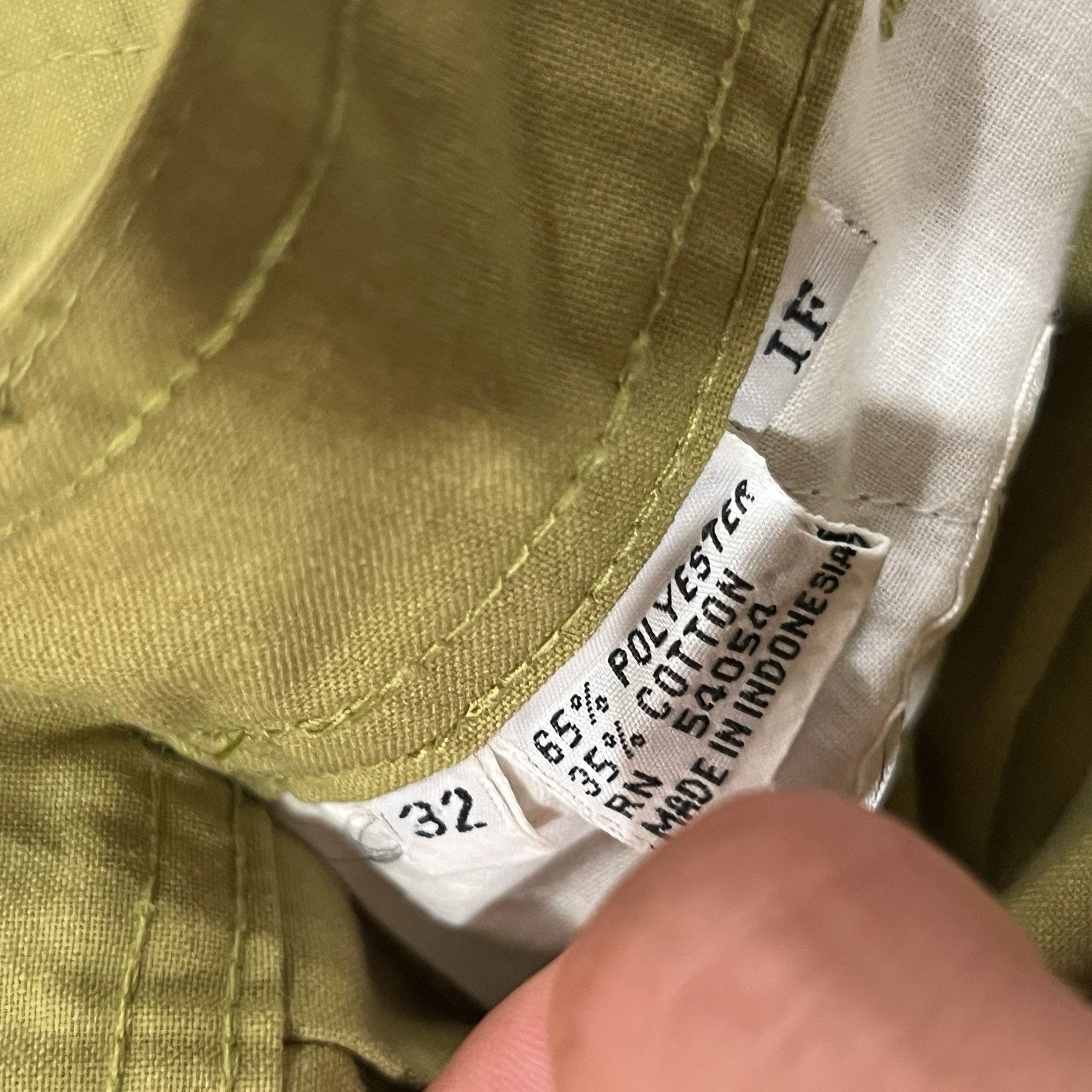 Bugle Boy Bugle Boy Original Shorts 32 Men's VTG Olive Green Pleated Size US 32 / EU 48 - 5 Thumbnail