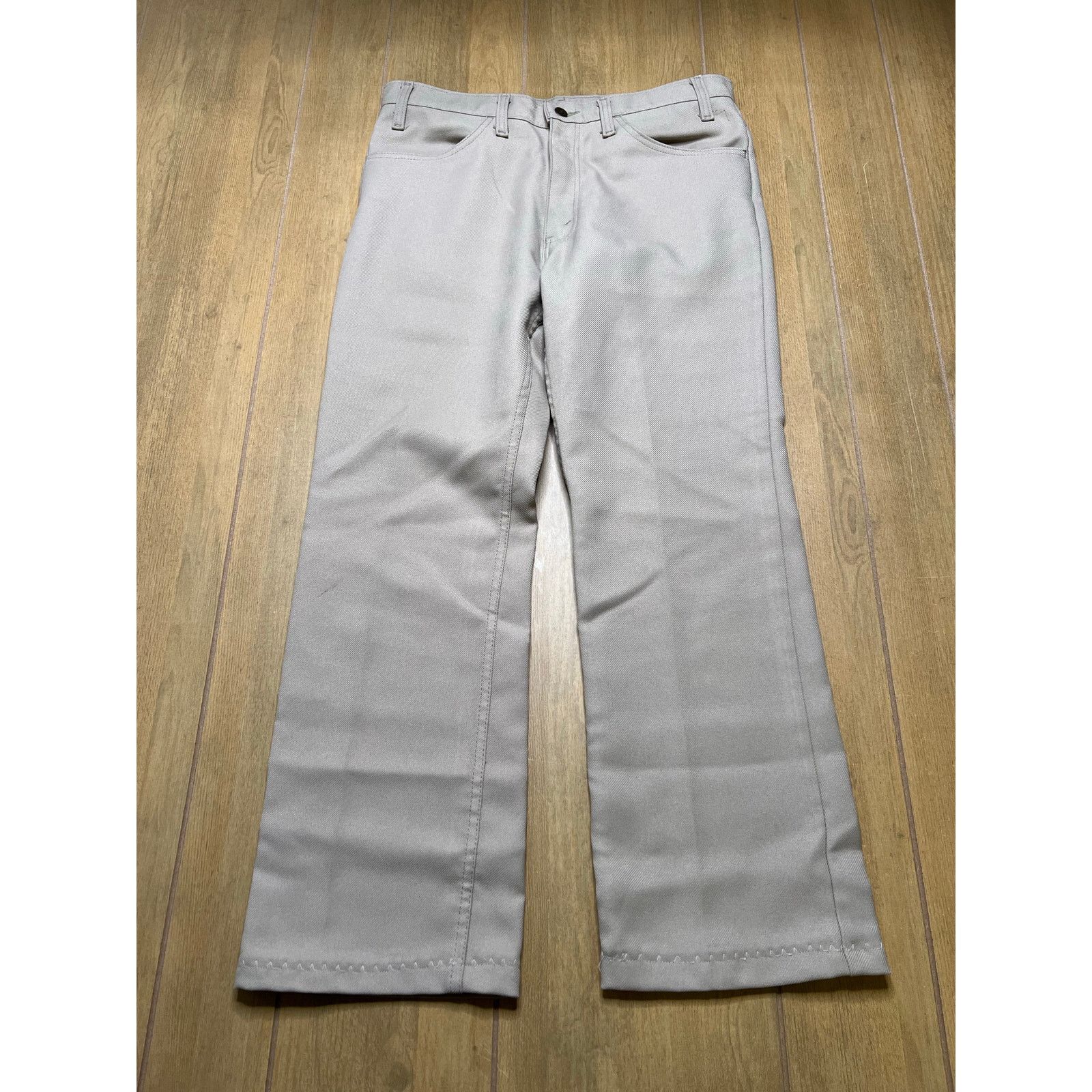 Levi's Vintage Levi’s Action Slacks Pants USA 34x28 Beige Scovill Size US 34 / EU 50 - 1 Thumbnail