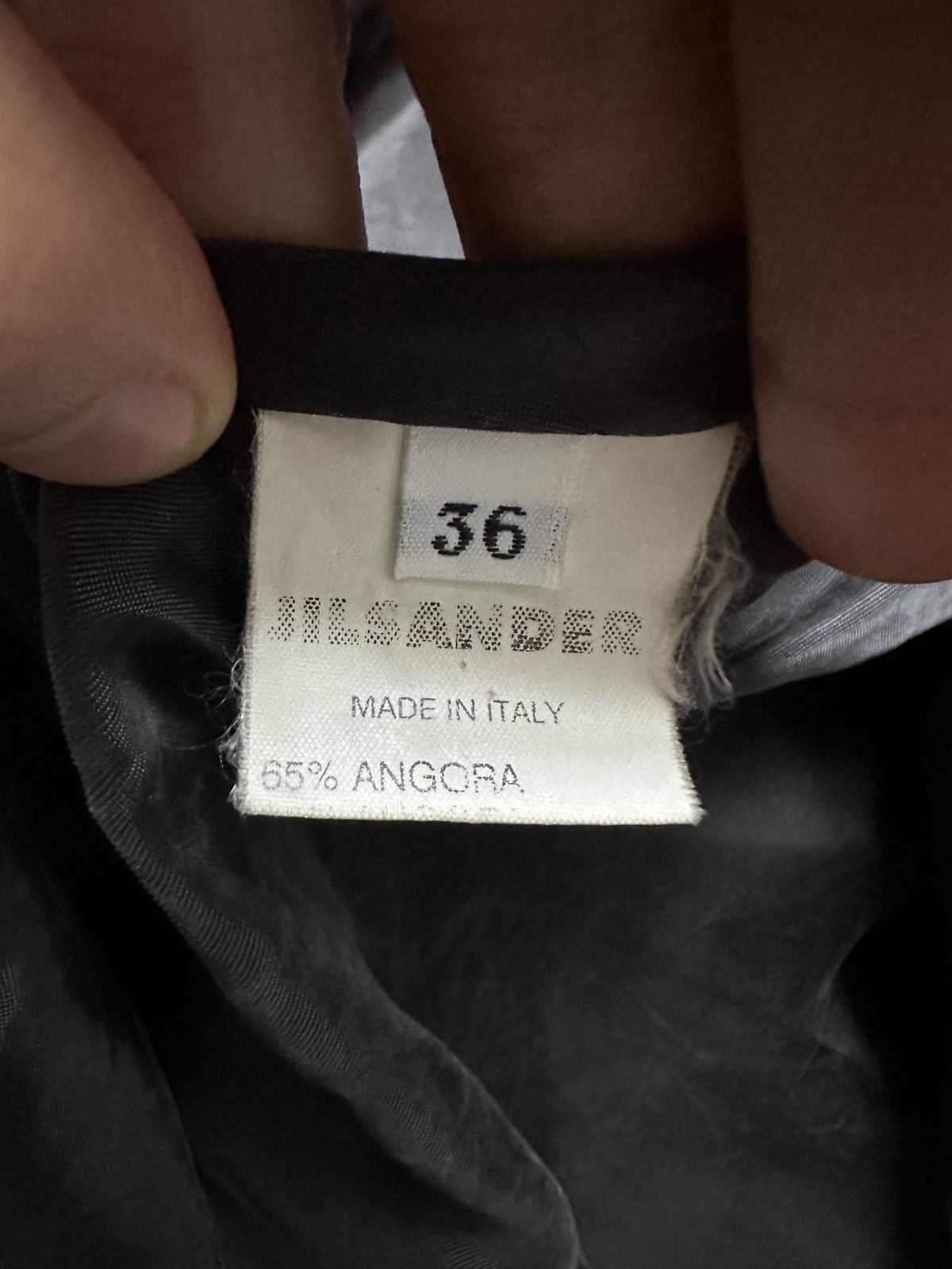 Jil Sander Vintage Jil Sanders Angora Wool 90s 3/4 Sleeve Coat. Size S / US 4 / IT 40 - 11 Thumbnail